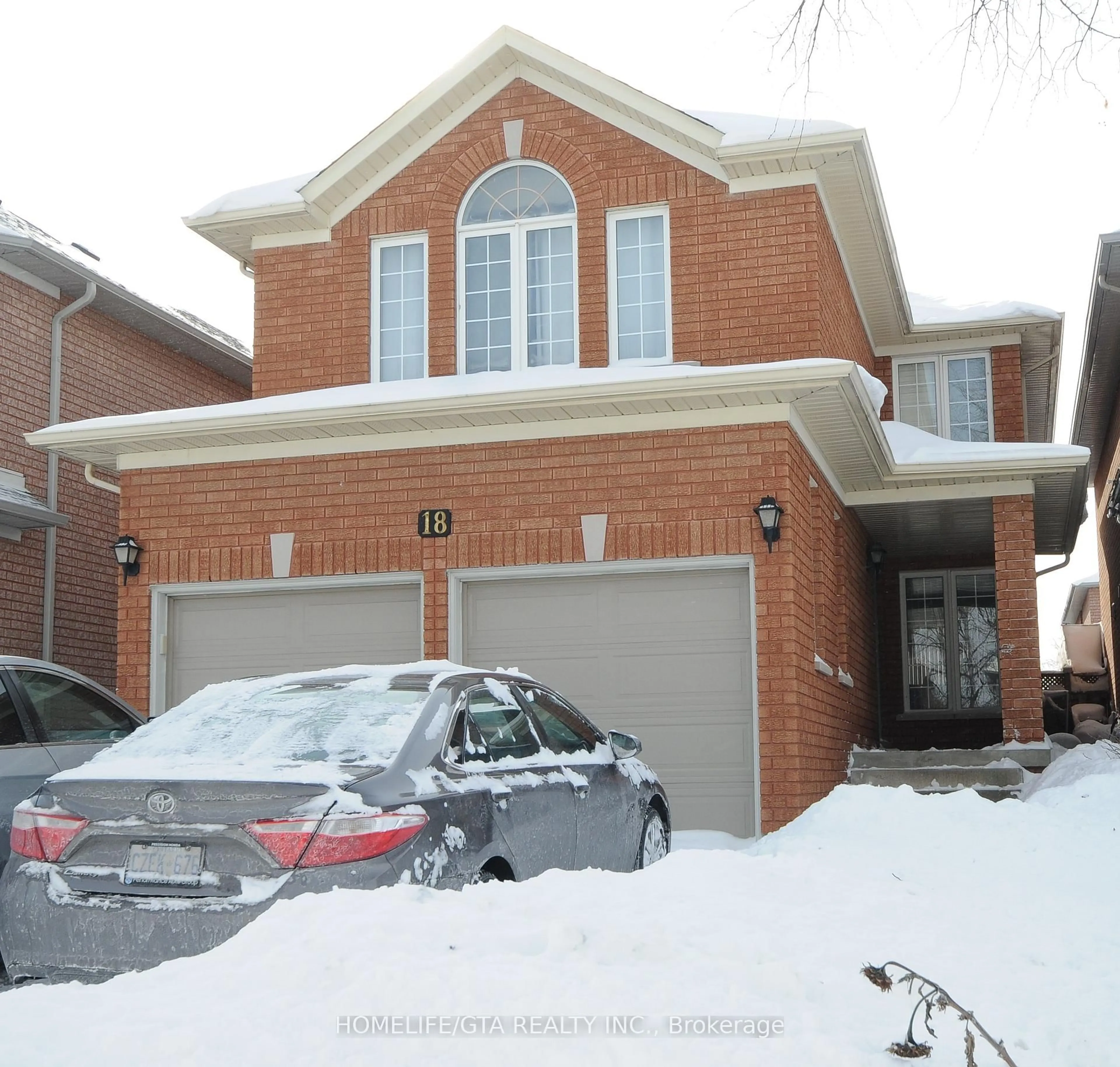 Home with brick exterior material, street for 18 Velvet Grass Lane, Brampton Ontario L6R 1W6