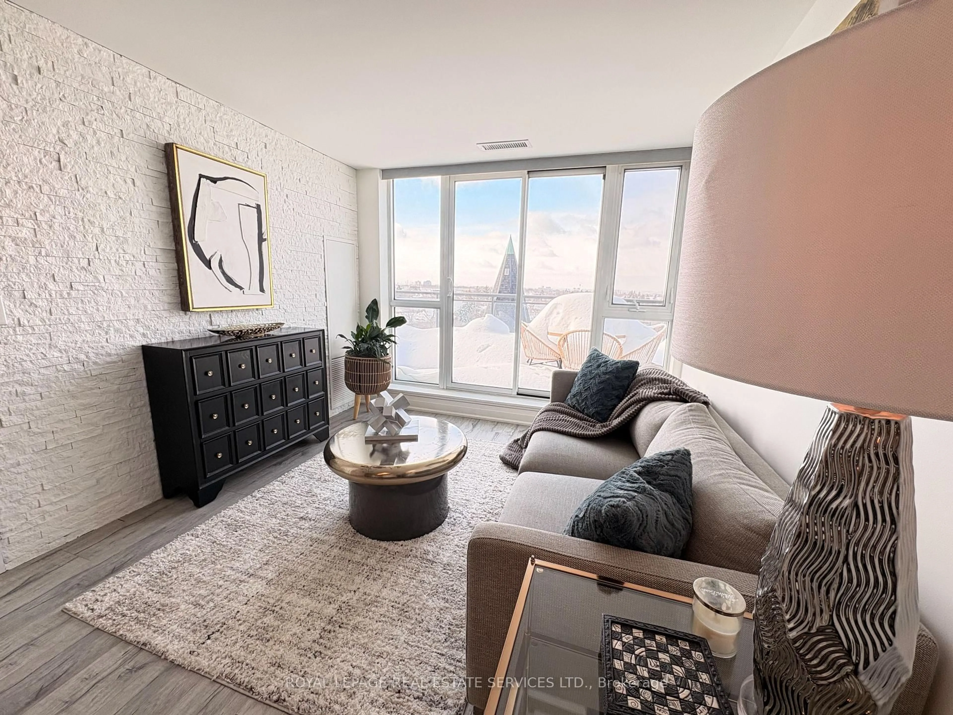 Living room with furniture, unknown for 16 Mcadam Ave #408, Toronto Ontario M6A 0B9