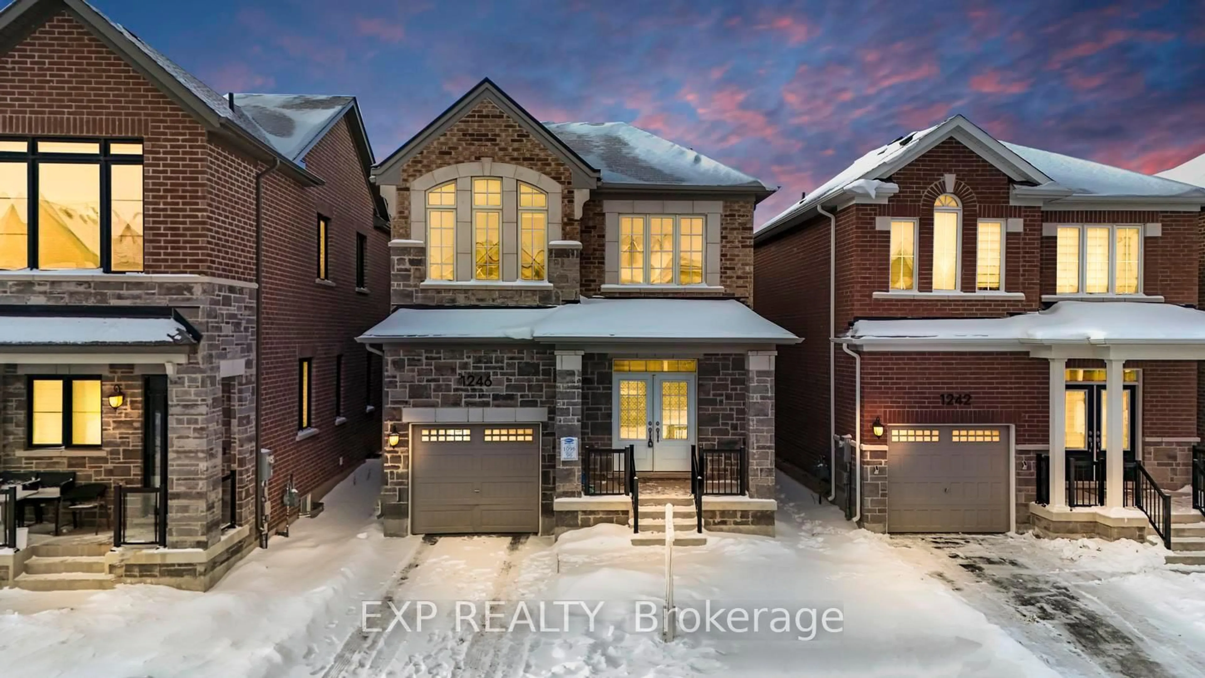 Home with brick exterior material, street for 1246 Muskoka Hts, Milton Ontario L9E 1Y6