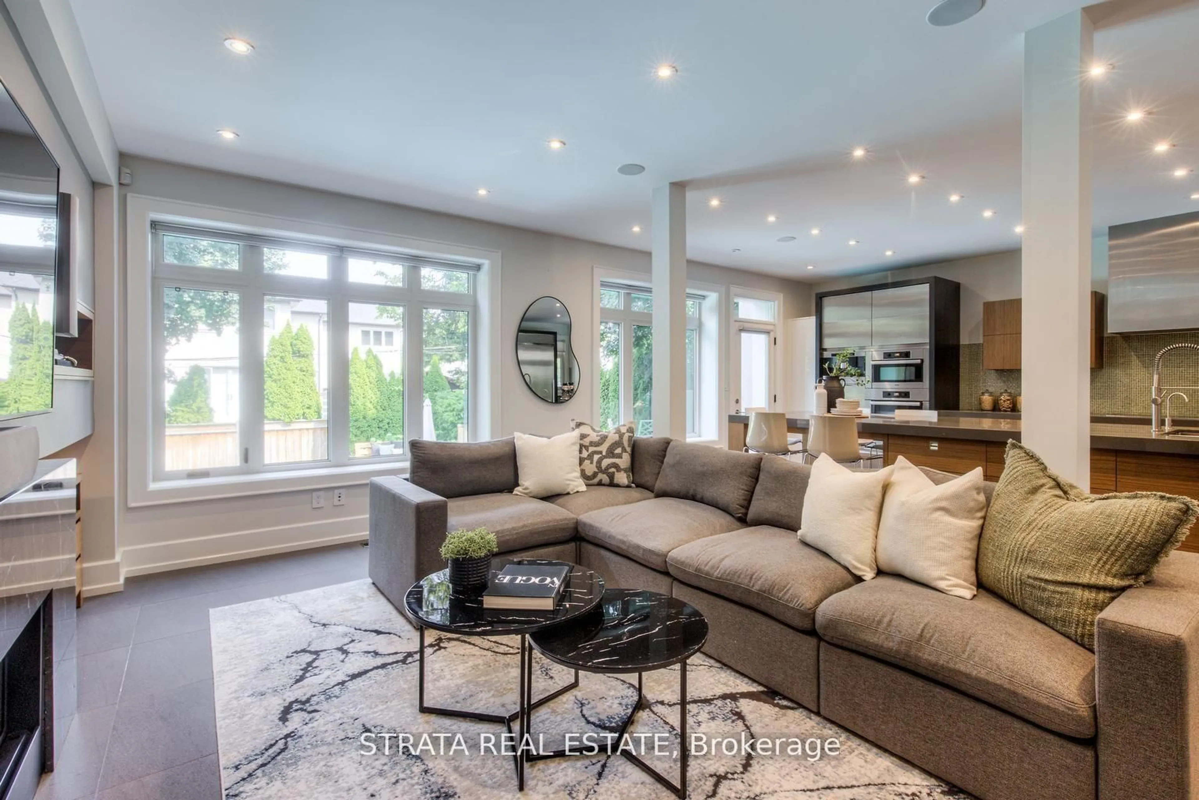 Living room with furniture, unknown for 33 Shadwick Dr, Toronto Ontario M9R 2V6