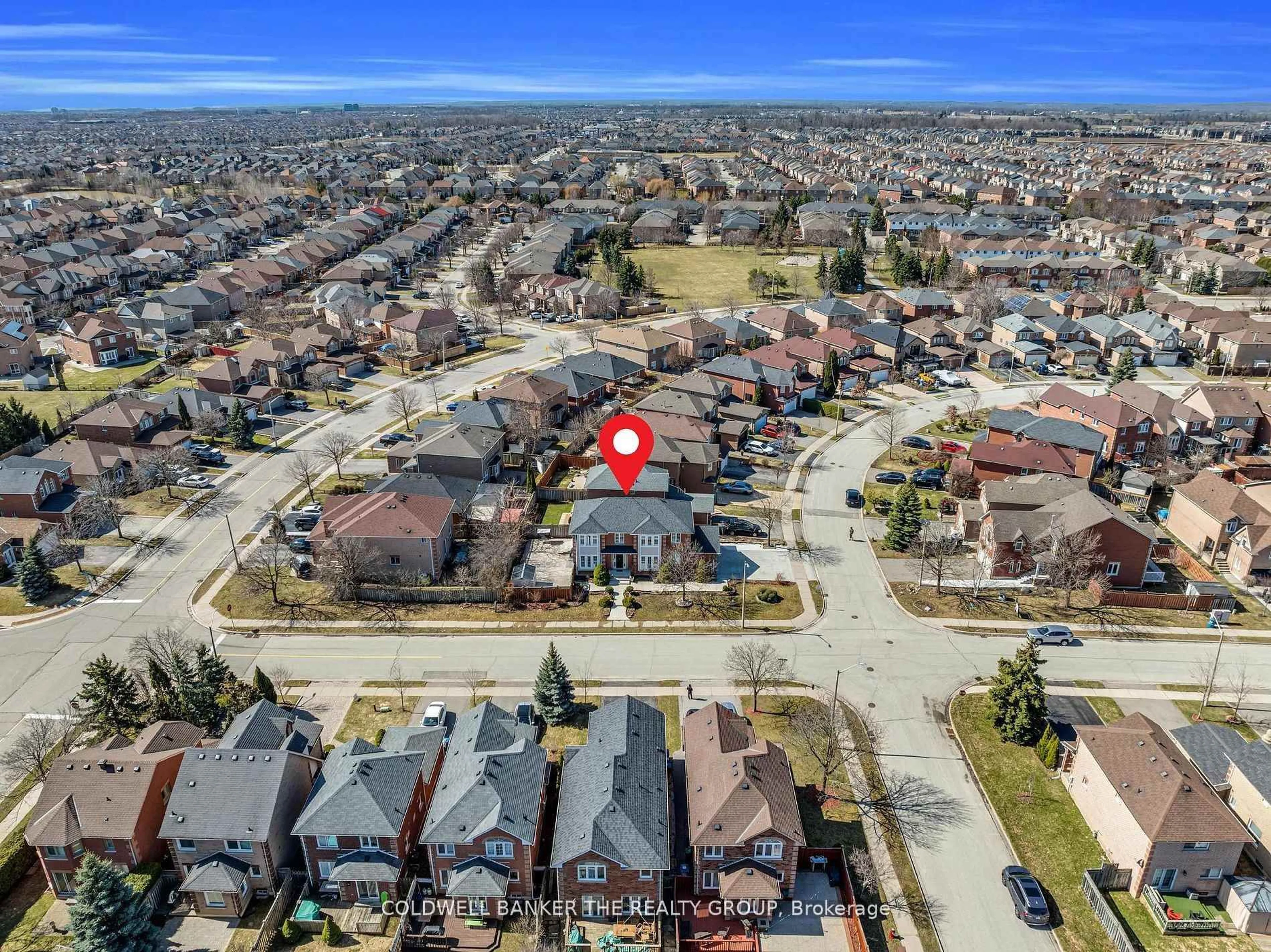 A pic from outside/outdoor area/front of a property/back of a property/a pic from drone, street for 10 Colleyville St, Brampton Ontario L7A 1H3