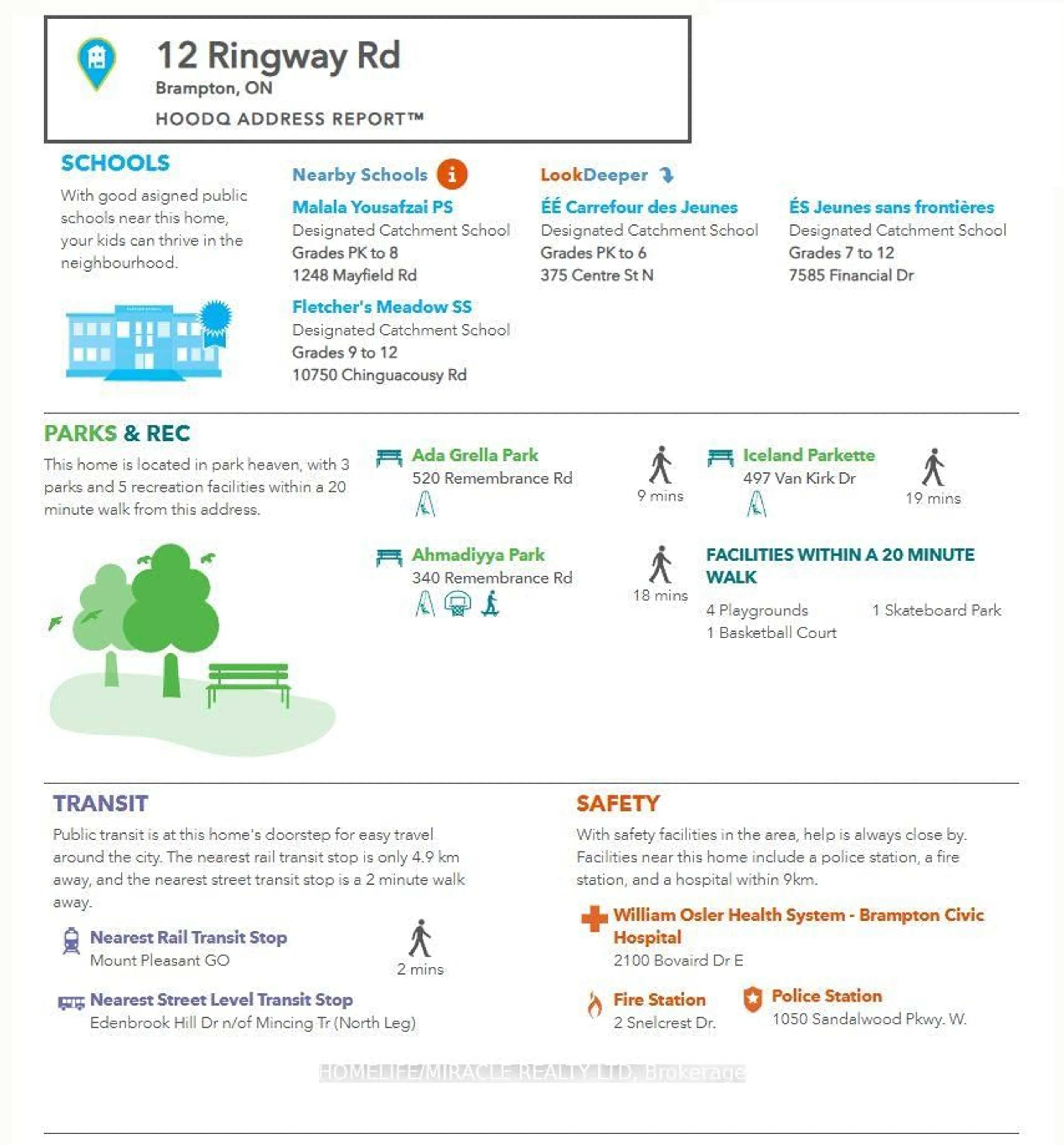 Floor plan for 12 Ringway Rd, Brampton Ontario L7A 4T4