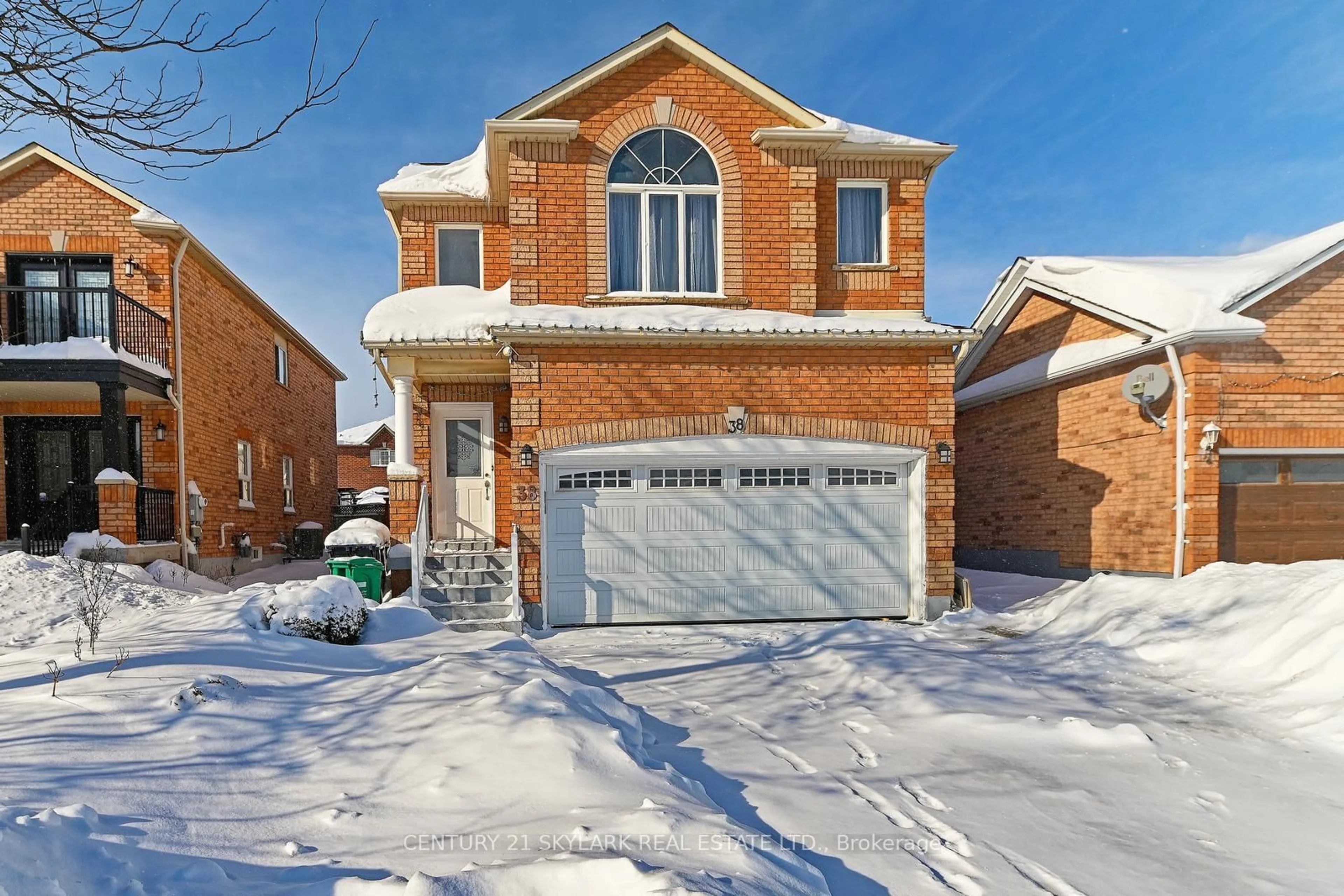 Home with brick exterior material, street for 38 Marotta Ave, Brampton Ontario L6X 4W9