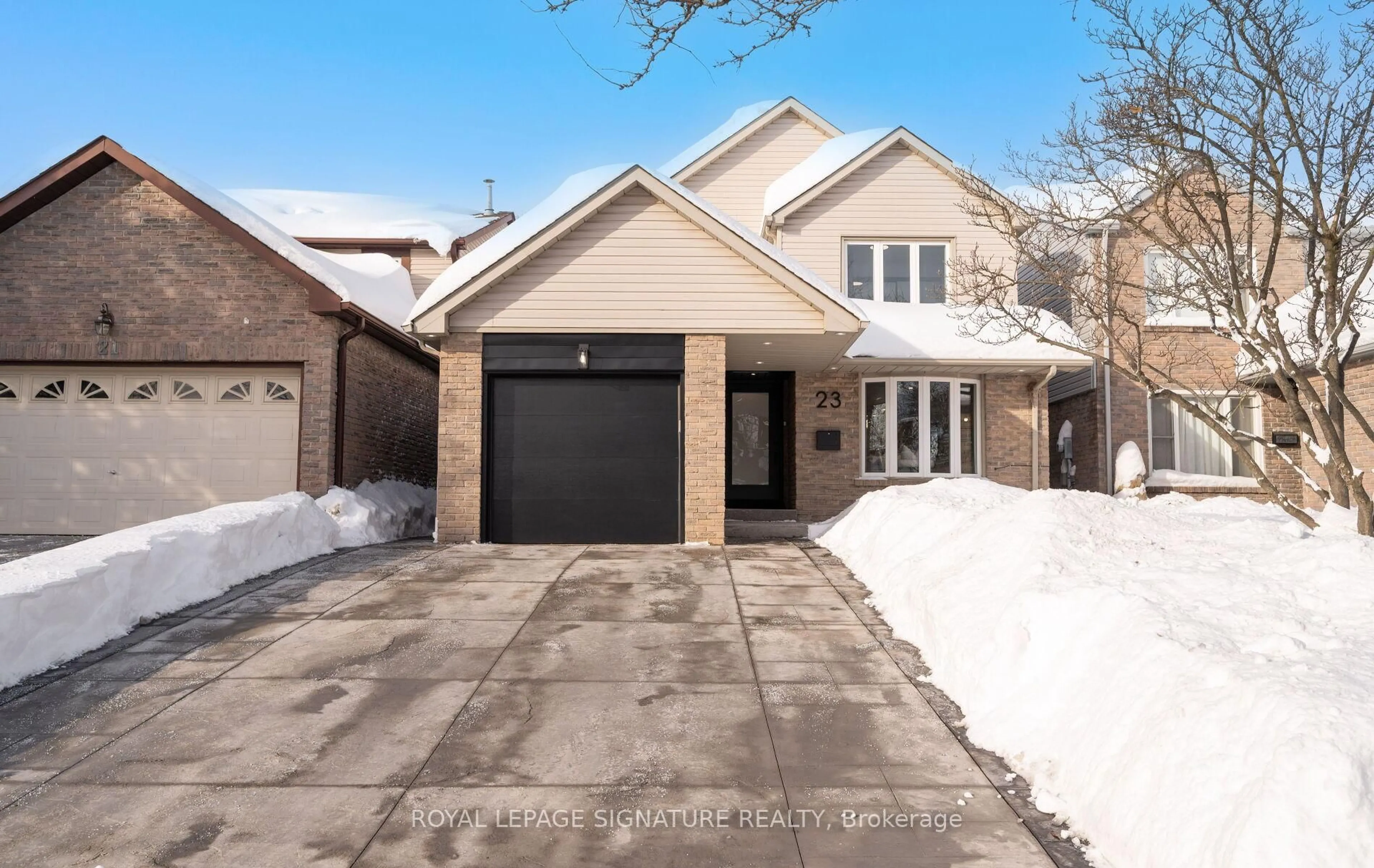 Home with brick exterior material, street for 23 Lafferty St, Toronto Ontario M9C 5B5