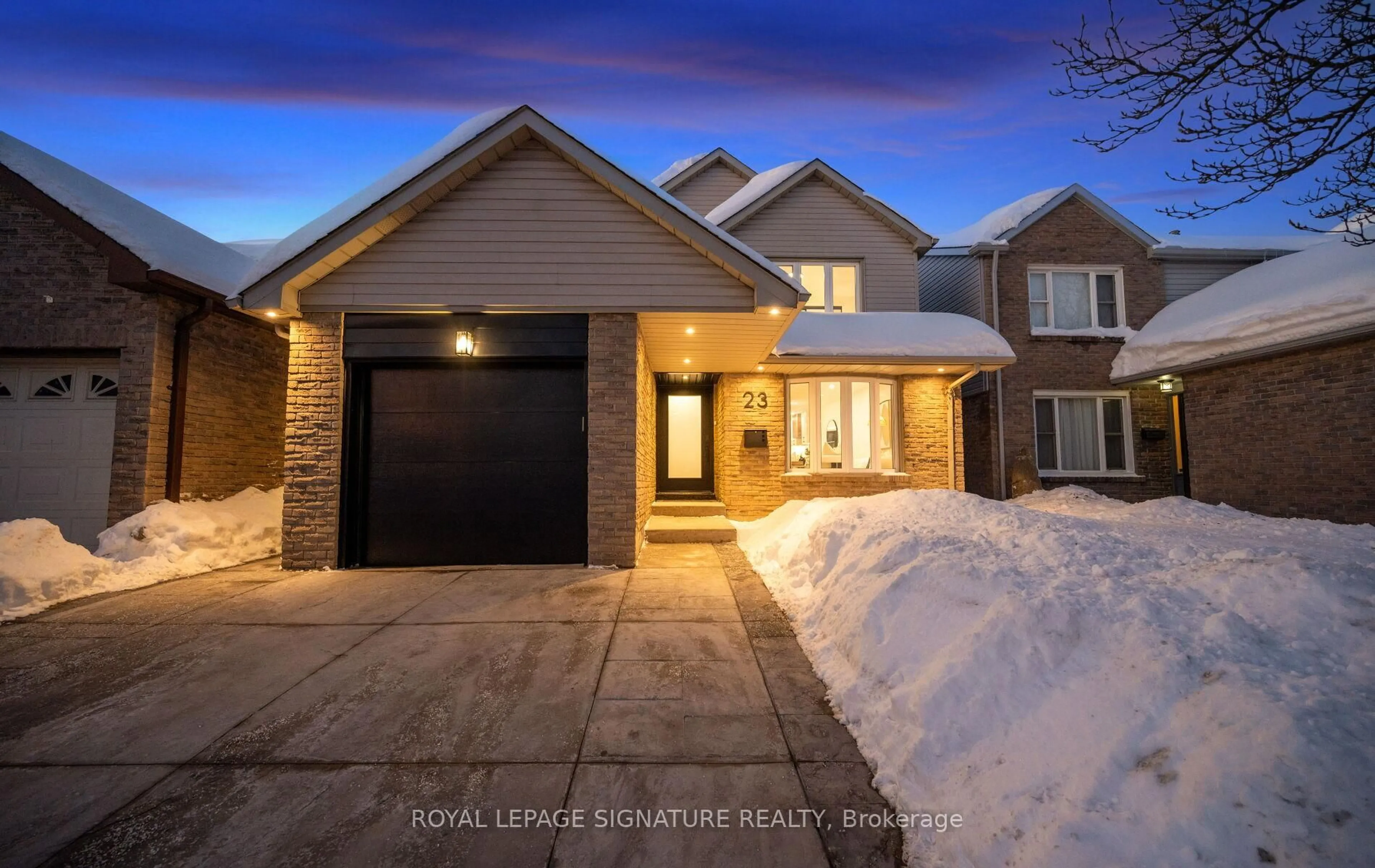 Home with brick exterior material, street for 23 Lafferty St, Toronto Ontario M9C 5B5