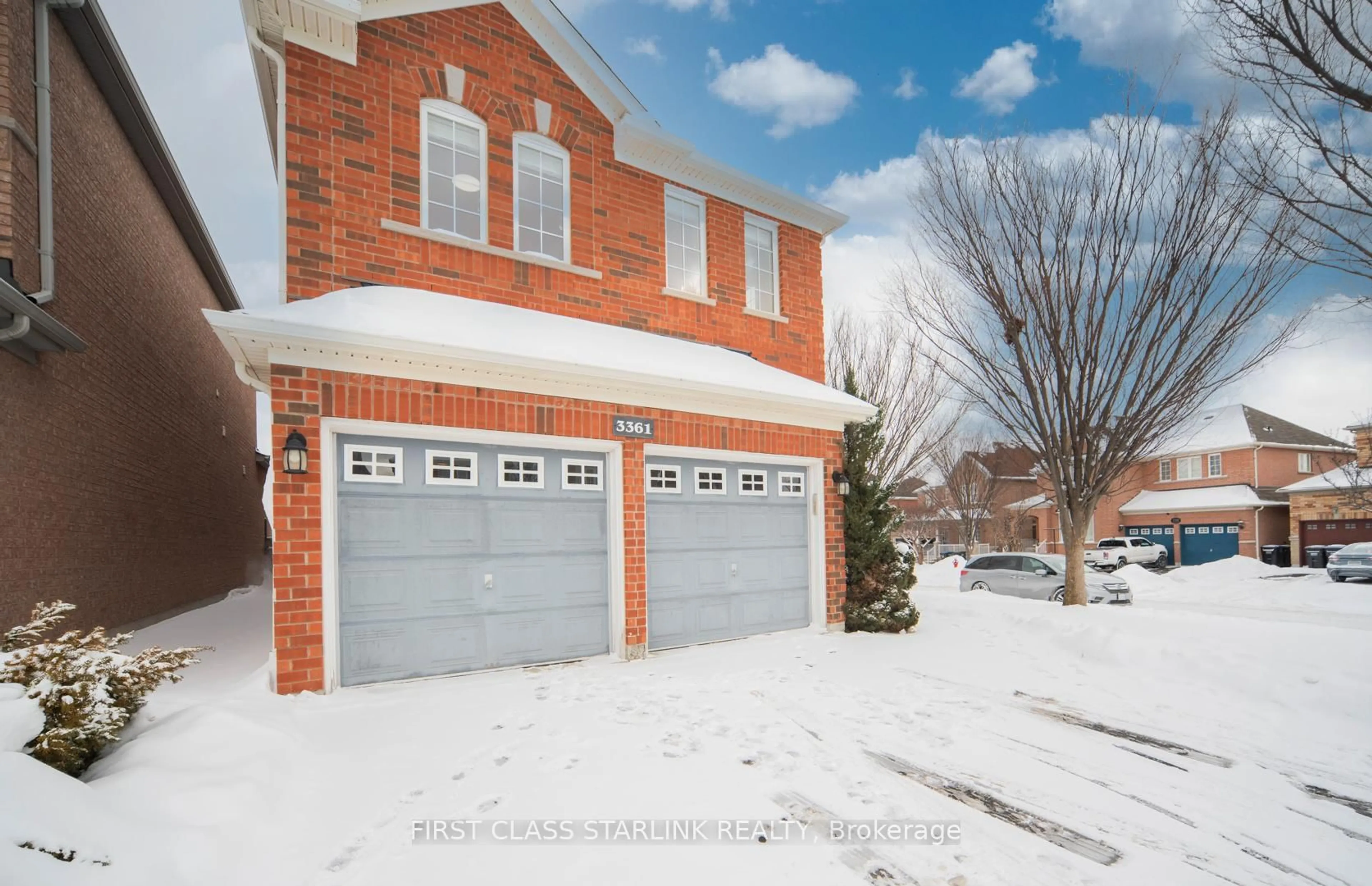 Home with brick exterior material, street for 3361 Chief Mbulu Way, Mississauga Ontario L5M 0H7