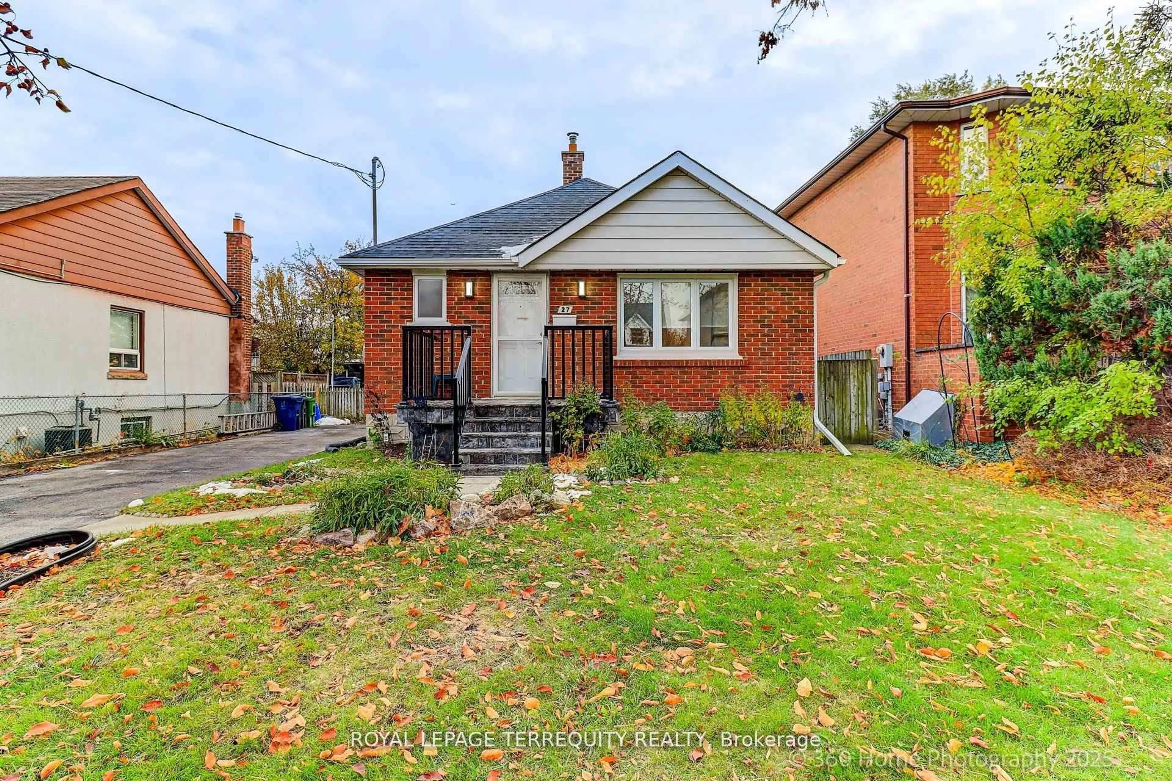 Home with brick exterior material, street for 27 John Best Ave, Toronto Ontario M9N 1C4