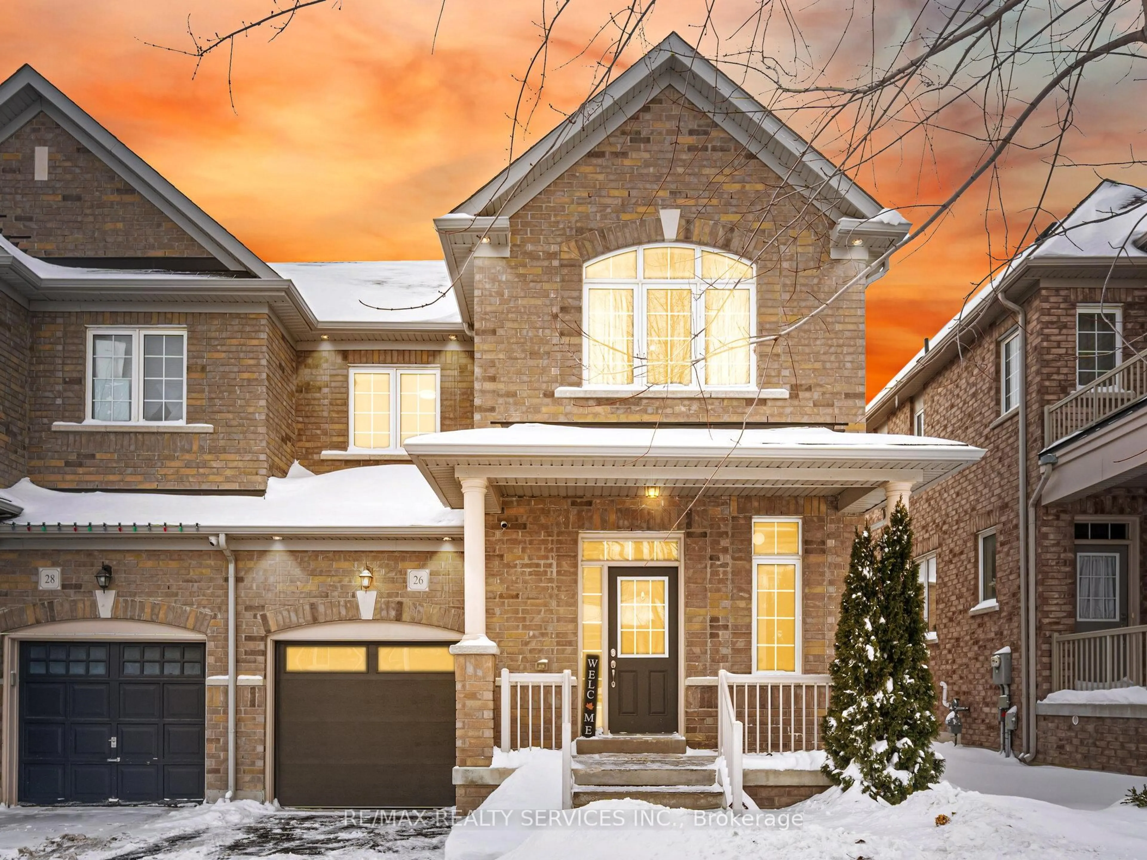 Home with brick exterior material, street for 26 Yellow Sorrel Rd, Brampton Ontario L6R 3V7