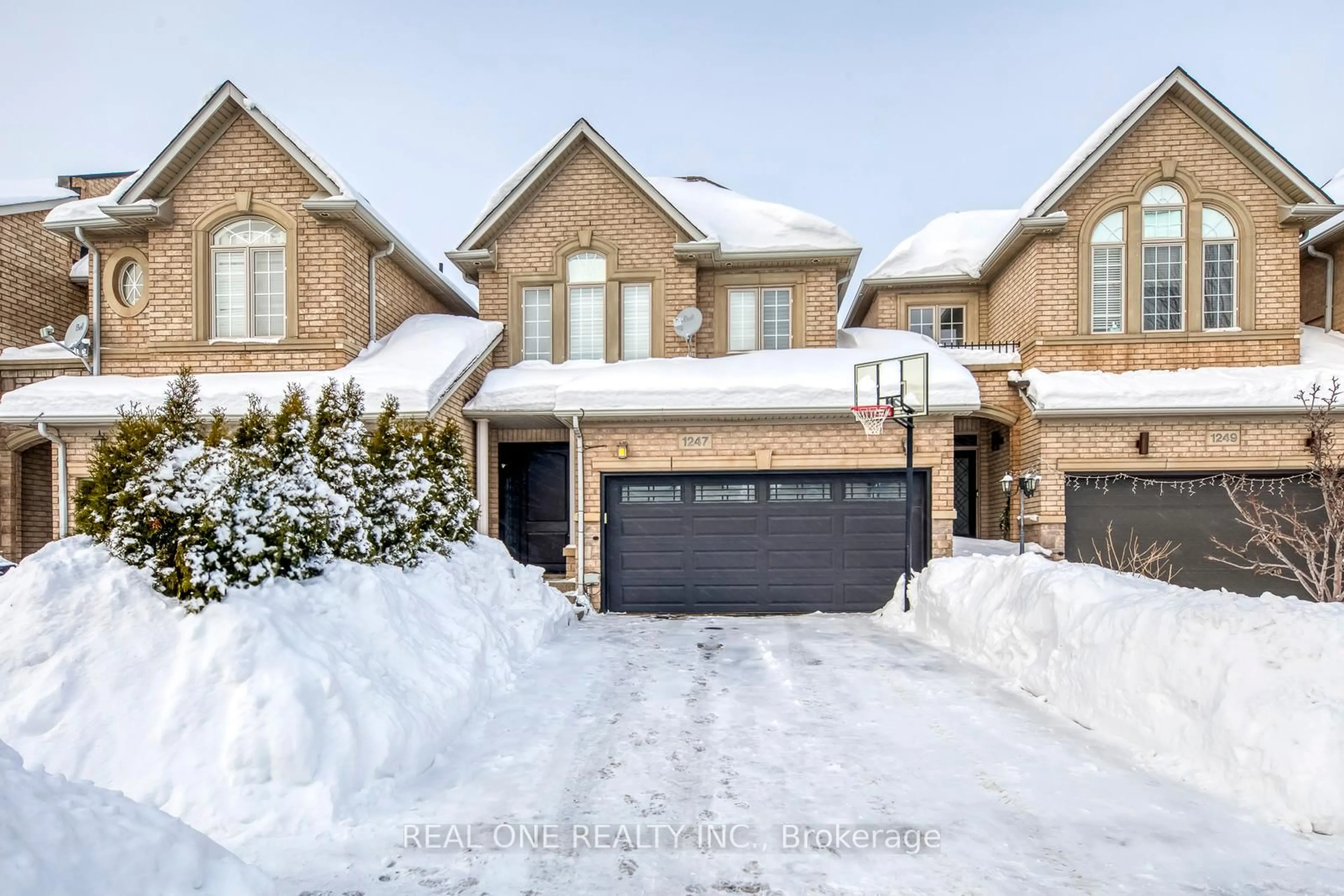 Home with brick exterior material, street for 1247 Agram Dr, Oakville Ontario L6H 7P1