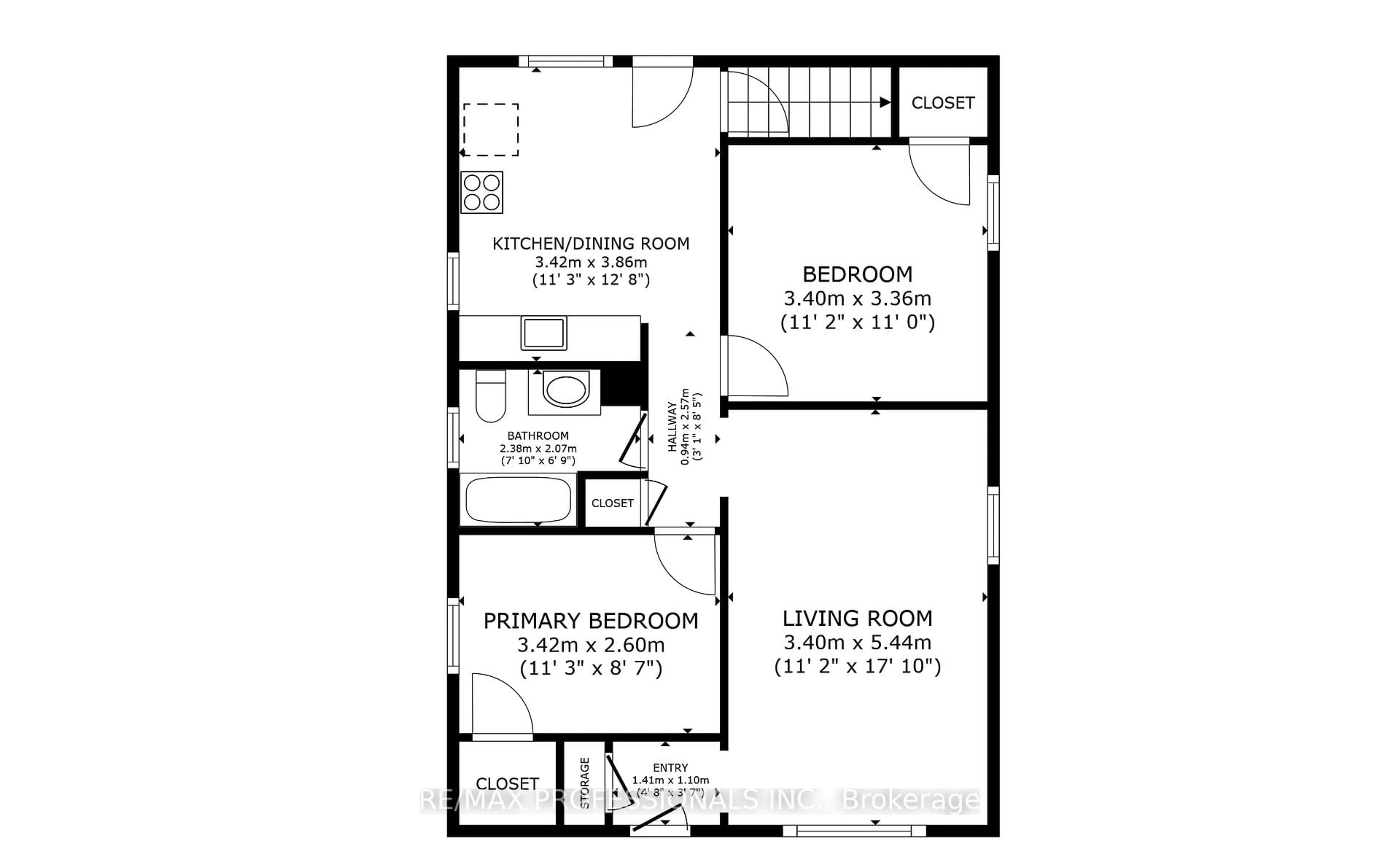 Floor plan for 40 Allenby Ave, Toronto Ontario M9W 1S6