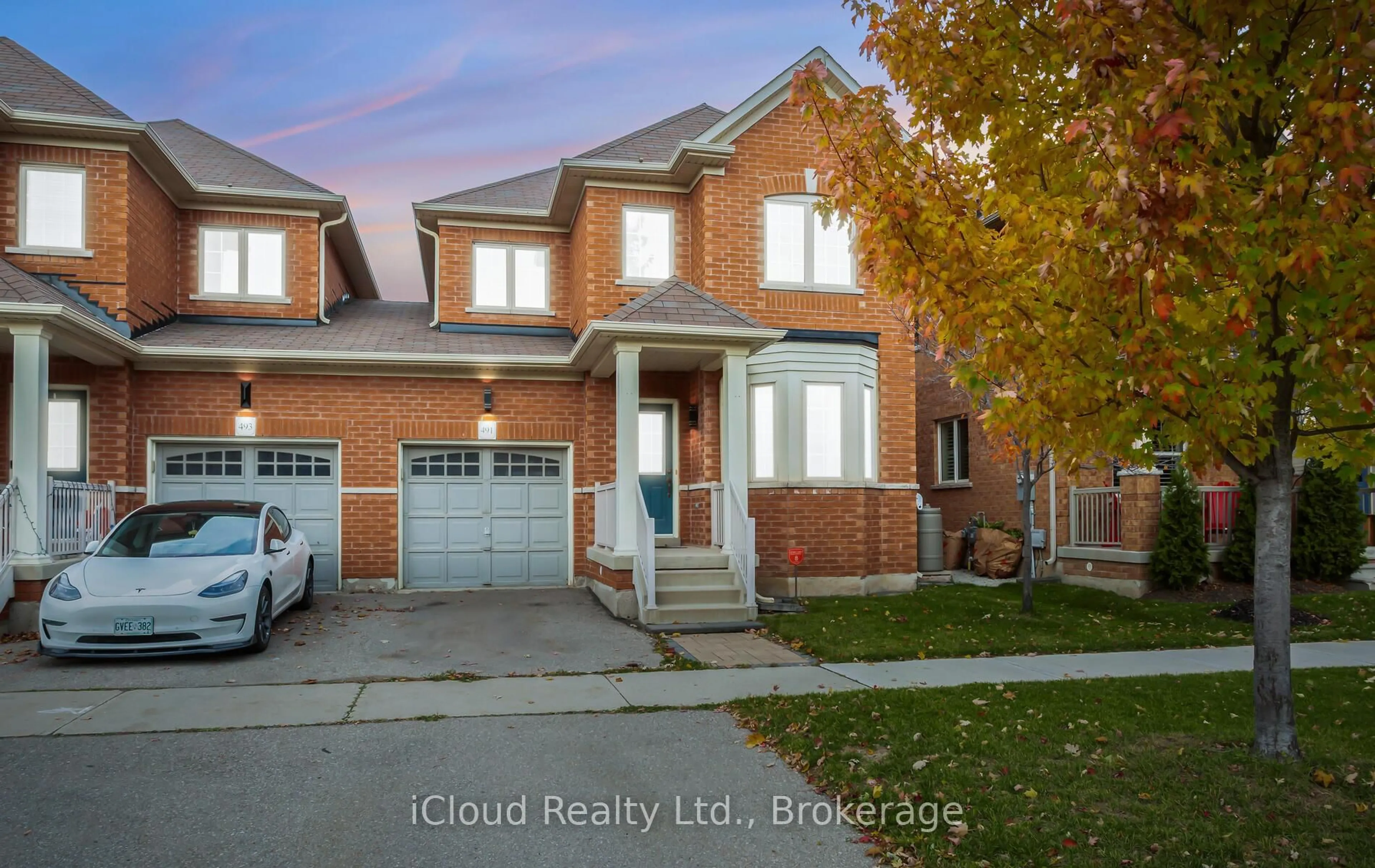 Home with brick exterior material, street for 491 Landsborough Ave, Milton Ontario L9T 7X7