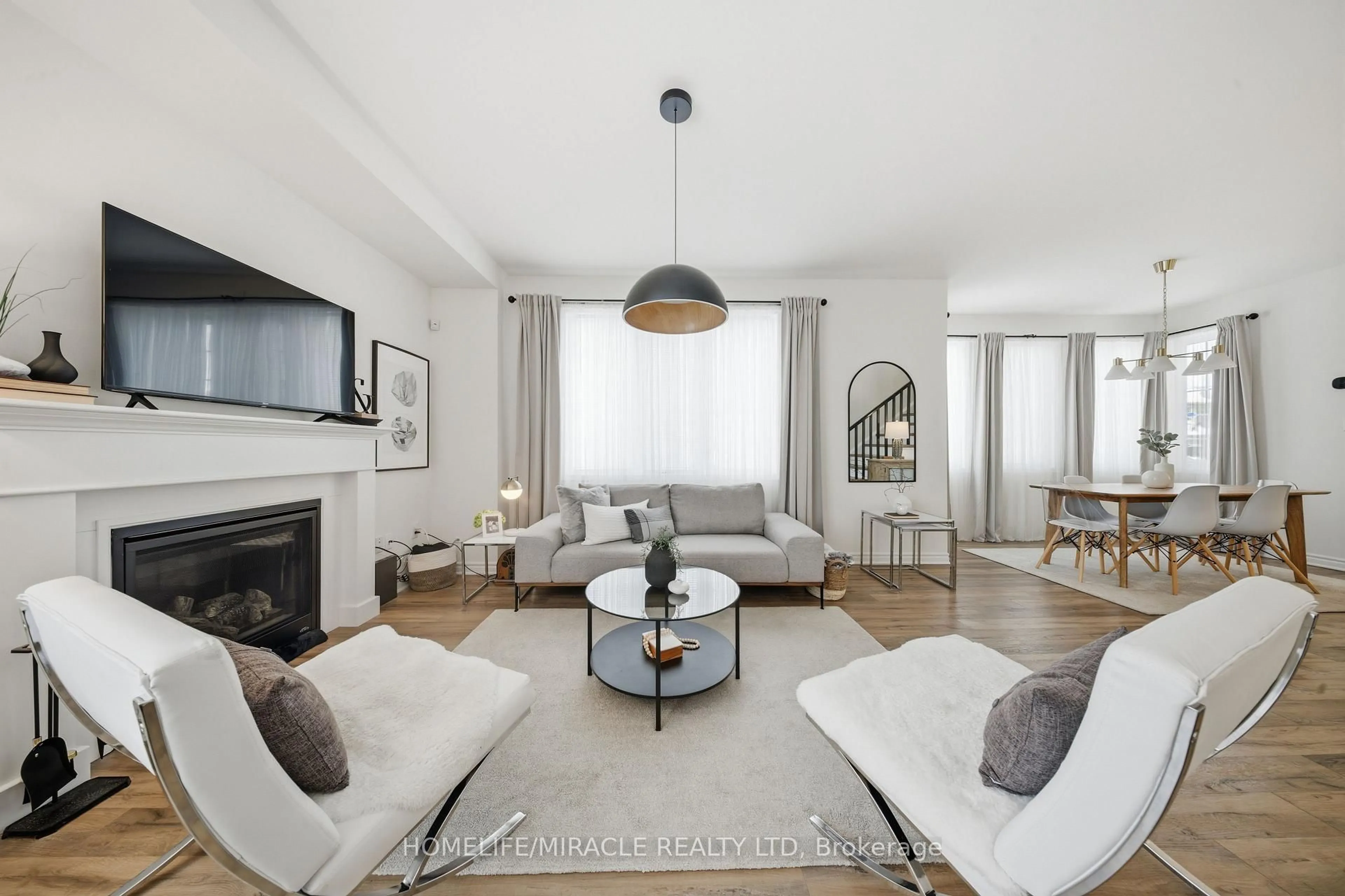 Living room with furniture, unknown for 919 Ash Gate, Milton Ontario L9E 1R9