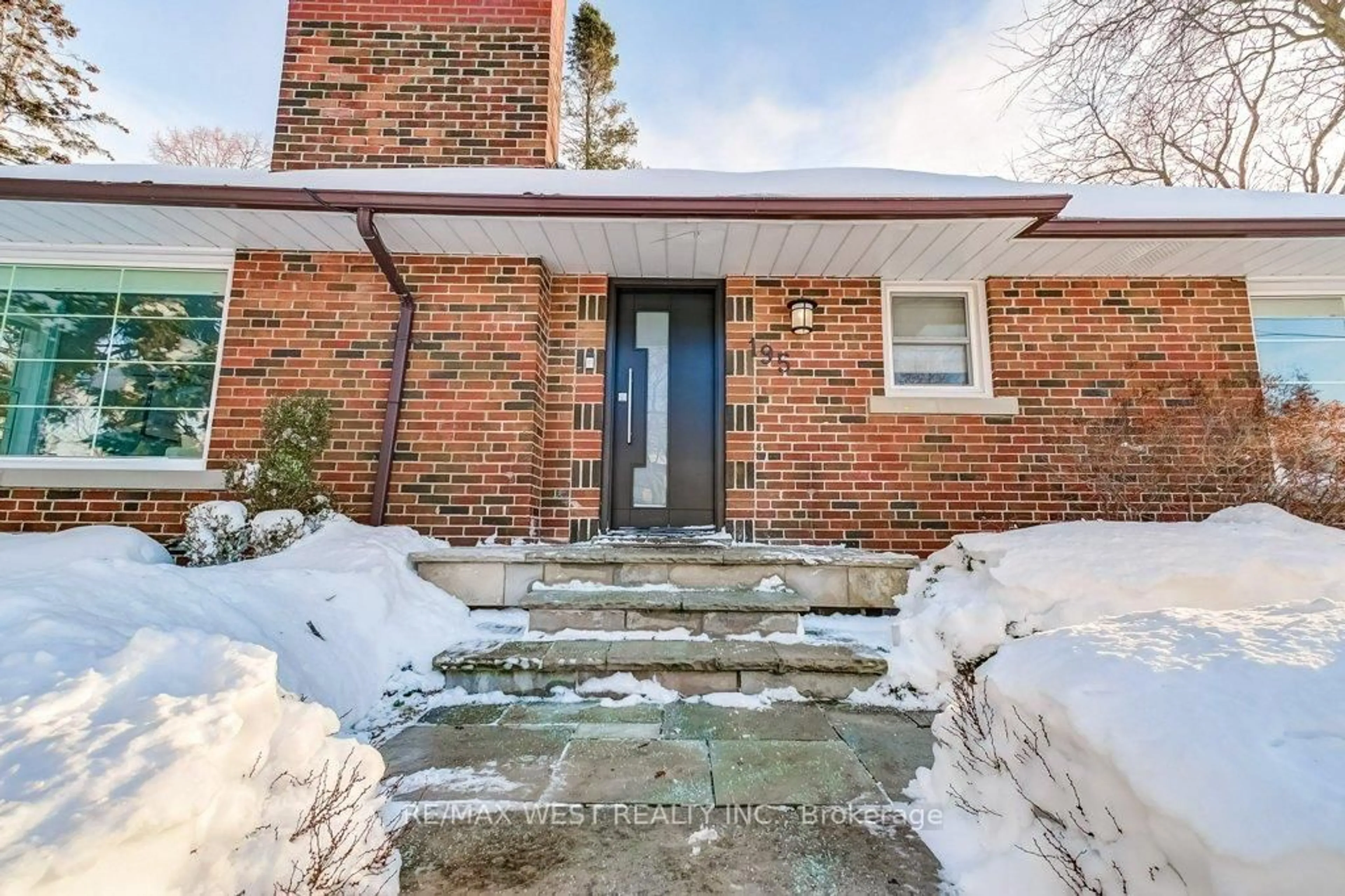 Home with brick exterior material, street for 195 Berry Rd, Toronto Ontario M8Y 1X2