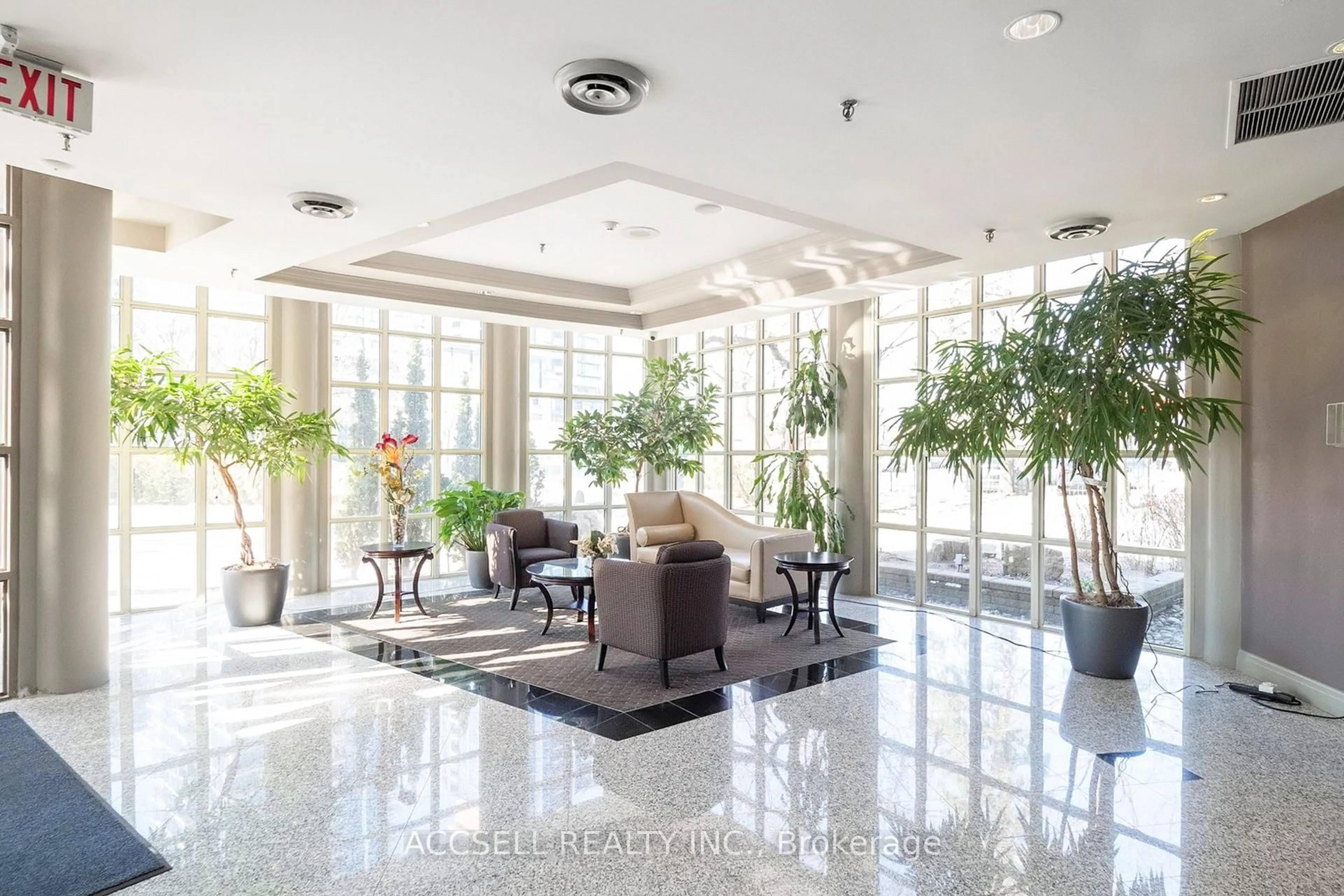 Lobby for 50 Eglinton Ave #1804, Mississauga Ontario L5R 3P5