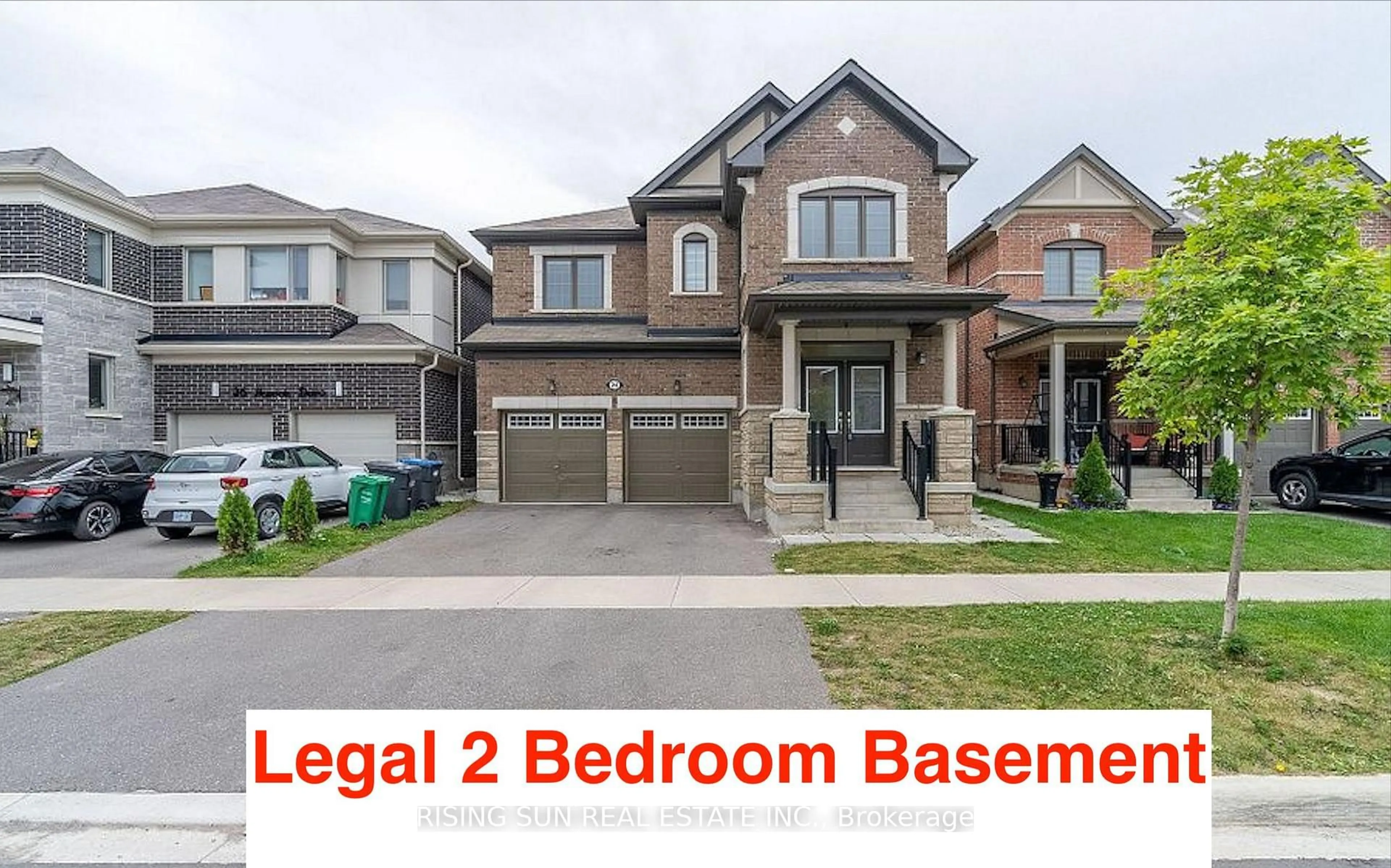 Home with brick exterior material, street for 24 Herrick Dr, Brampton Ontario L7A 5G2