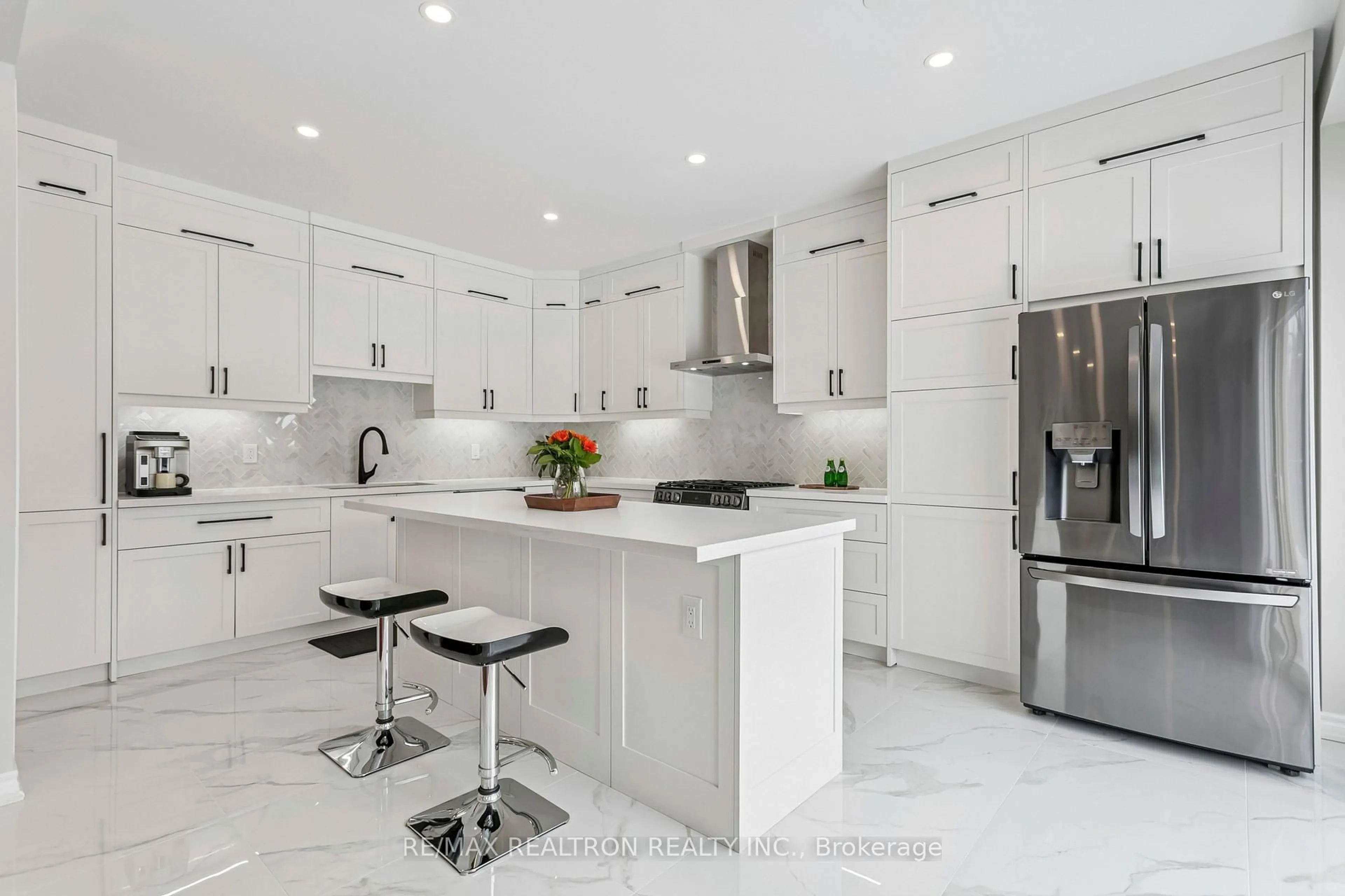 Contemporary kitchen, ceramic/tile floor for 1153 Kestell Blvd, Oakville Ontario L6H 7M7