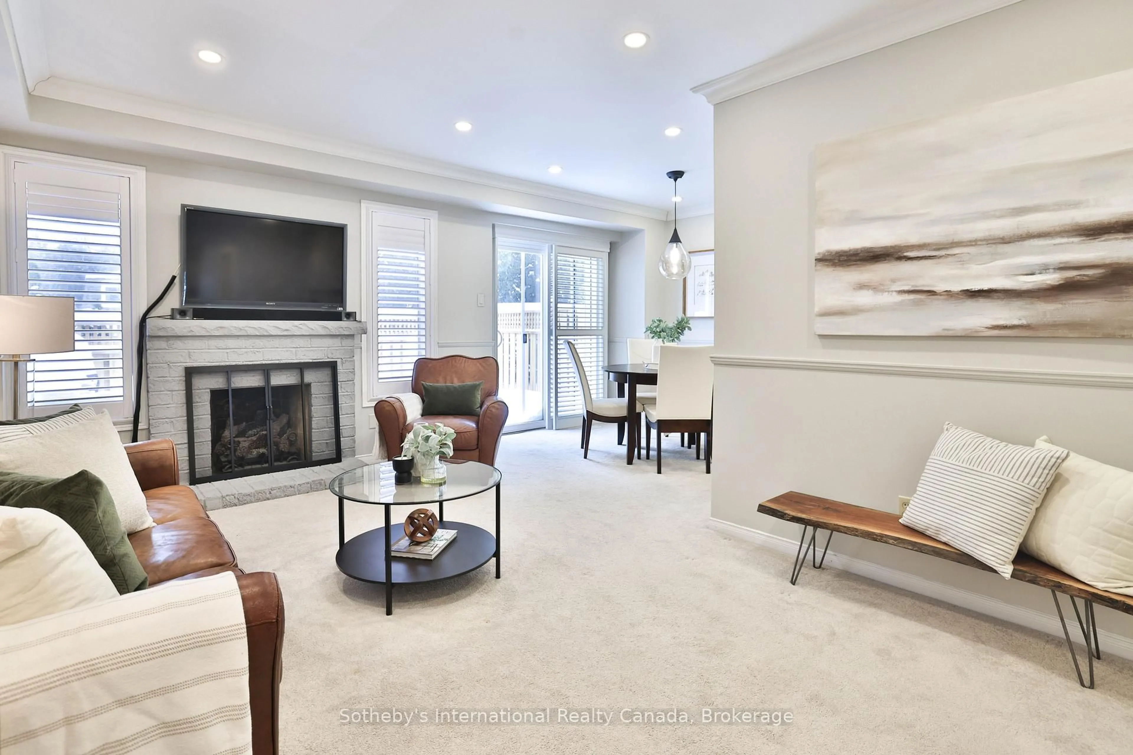 Living room with furniture, unknown for 5255 Lakeshore Rd #7, Burlington Ontario L7L 5X5