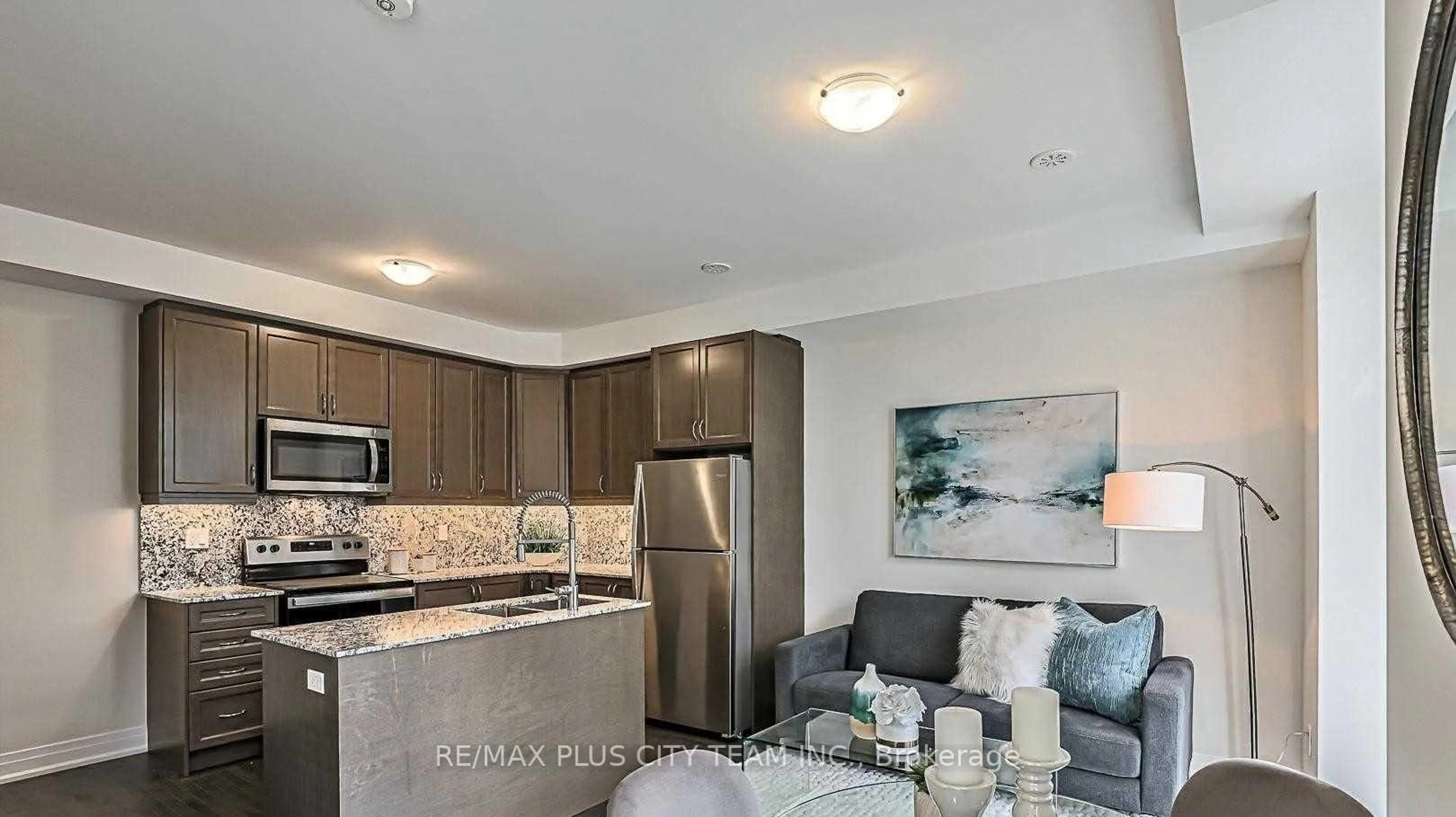 Open concept kitchen, unknown for 721 Lawrence Ave #66, Toronto Ontario M6A 0C6