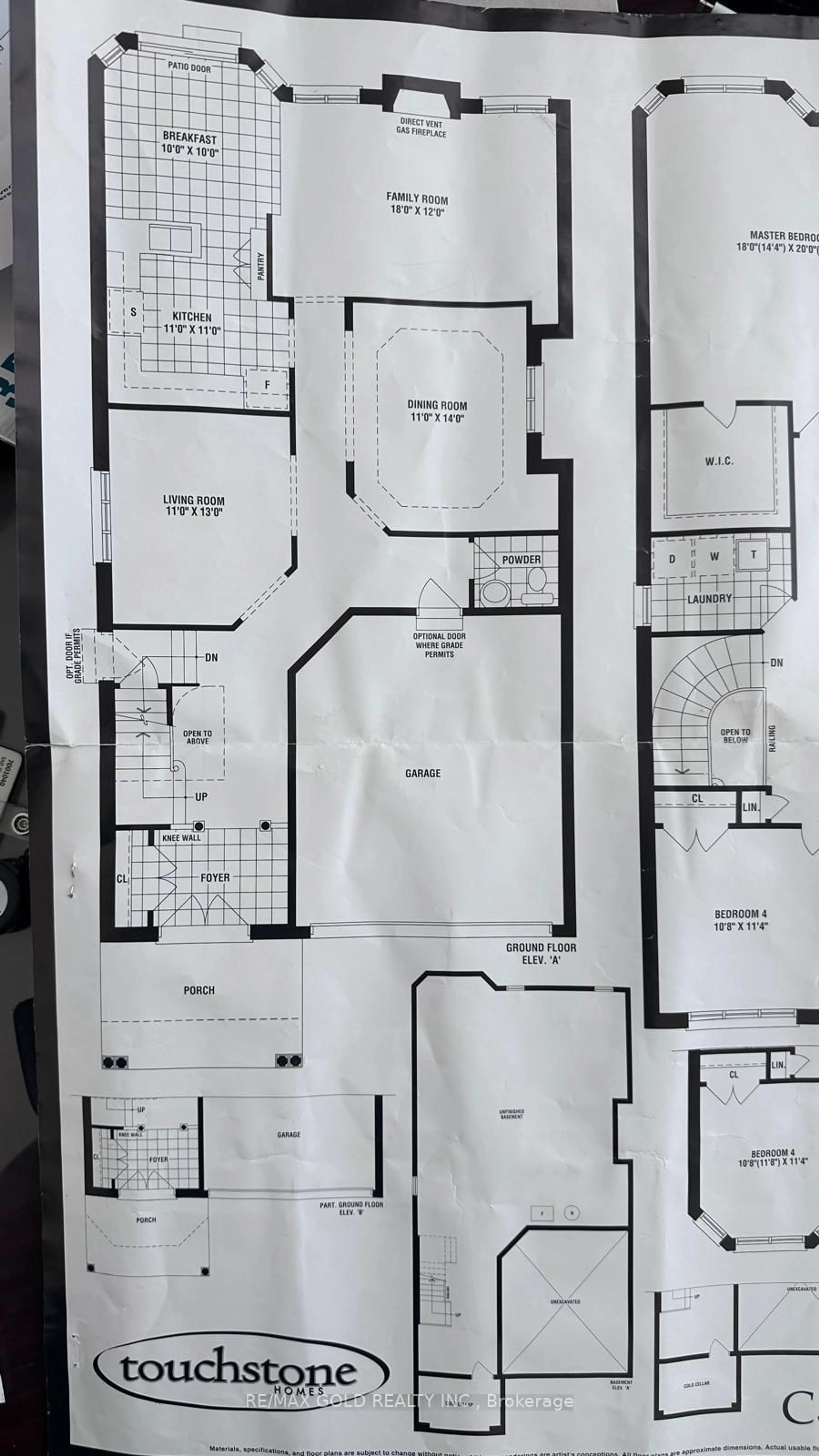 Floor plan for 14 Ledgerock Rd, Brampton Ontario L6P 2L7