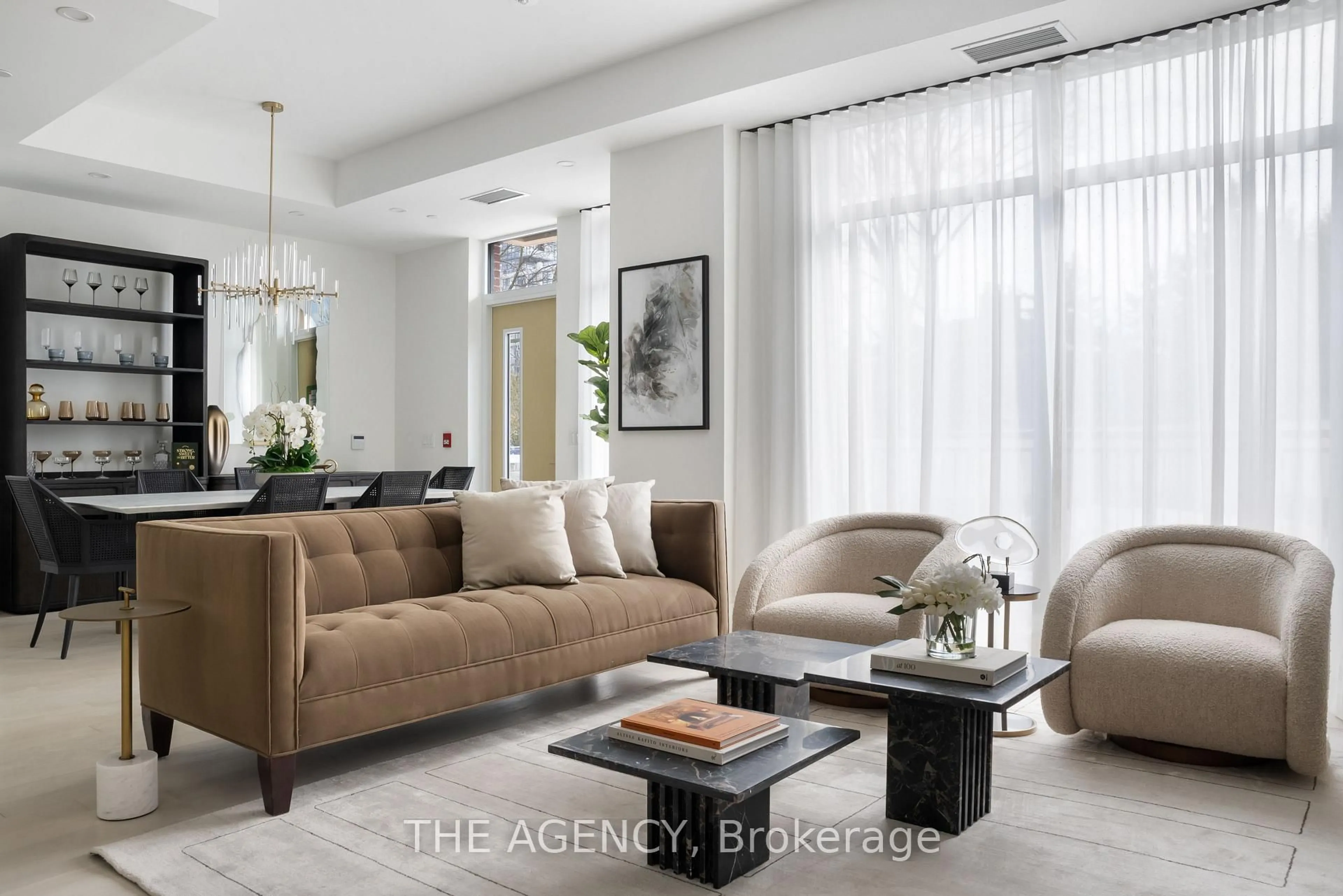 Living room with furniture, unknown for 259 The Kingsway #TH121, Toronto Ontario M9A 3T6