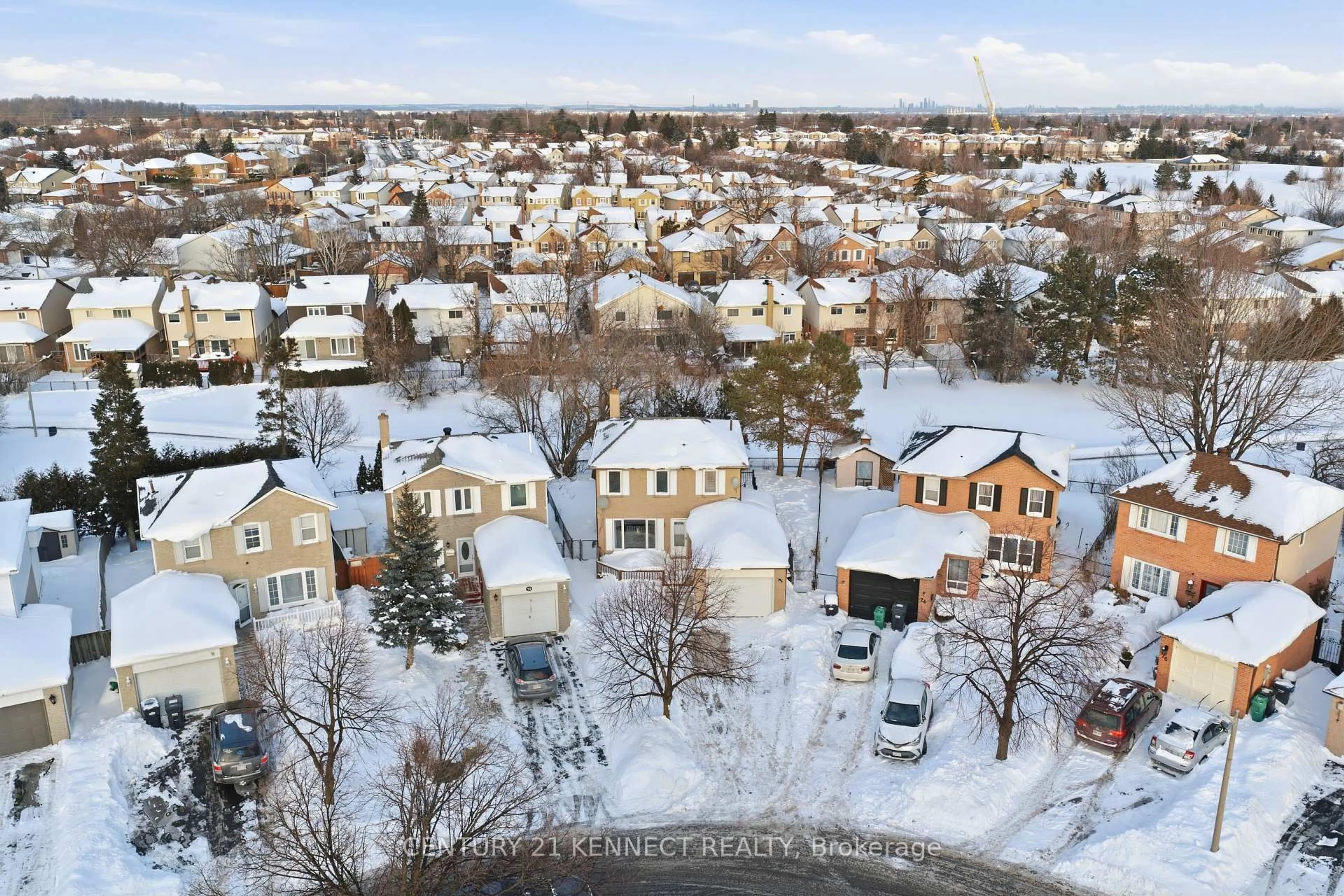 A pic from outside/outdoor area/front of a property/back of a property/a pic from drone, street for 22 Norma Cres, Brampton Ontario L6S 4H2
