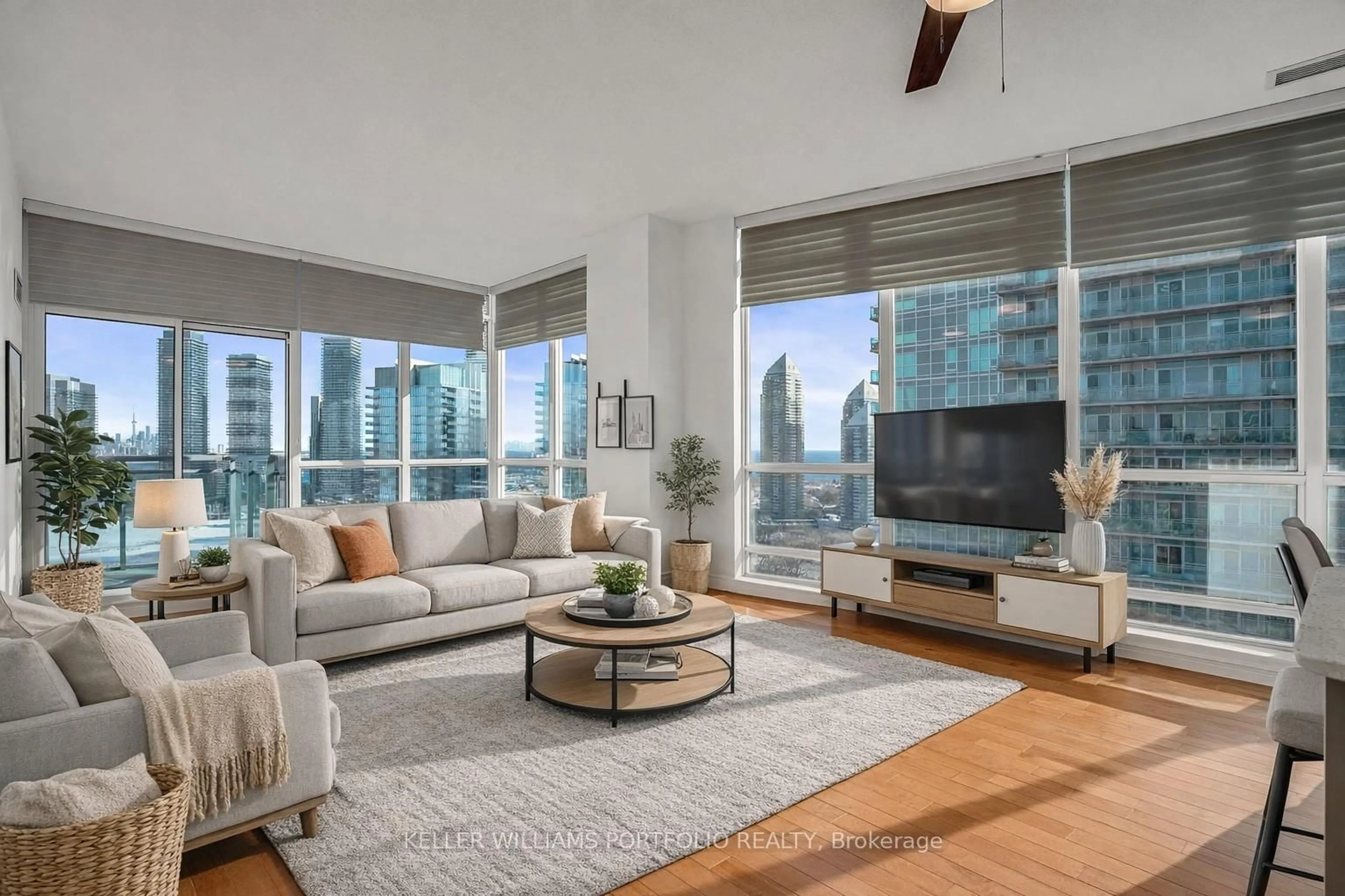 Living room with furniture, unknown for 185 Legion Rd #PH7, Toronto Ontario M8Y 0A1