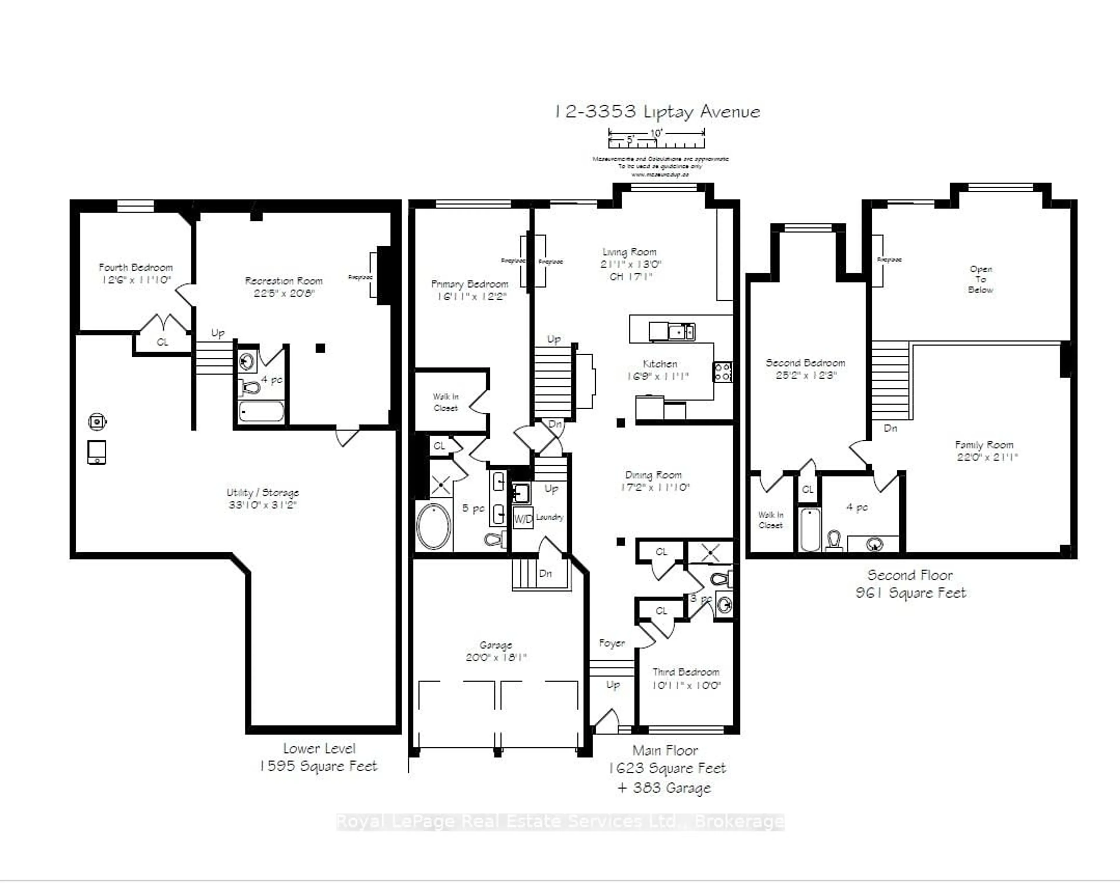 Floor plan for 3353 Liptay Ave #12, Oakville Ontario L6M 0M6
