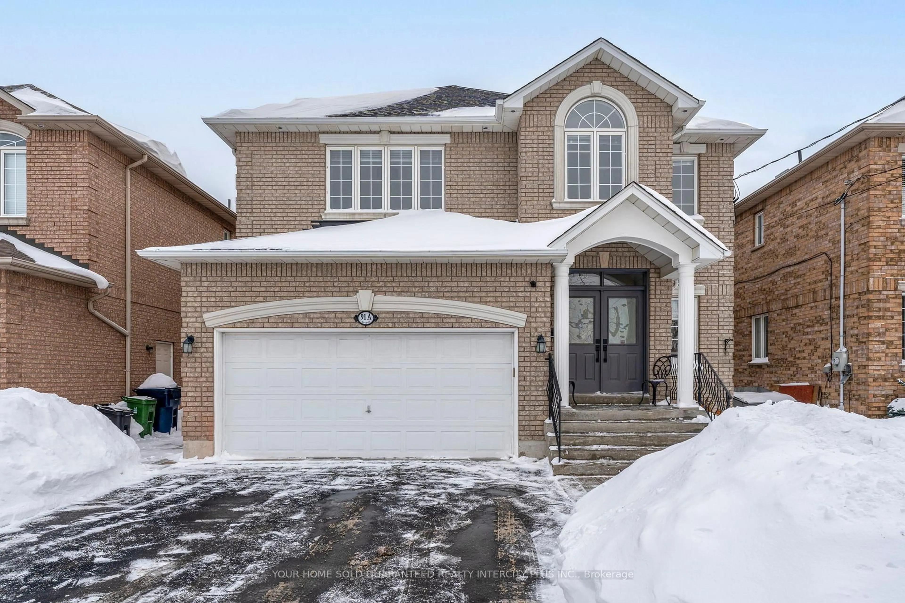 Home with brick exterior material, street for 91A Regent Rd, Toronto Ontario M3K 1H2