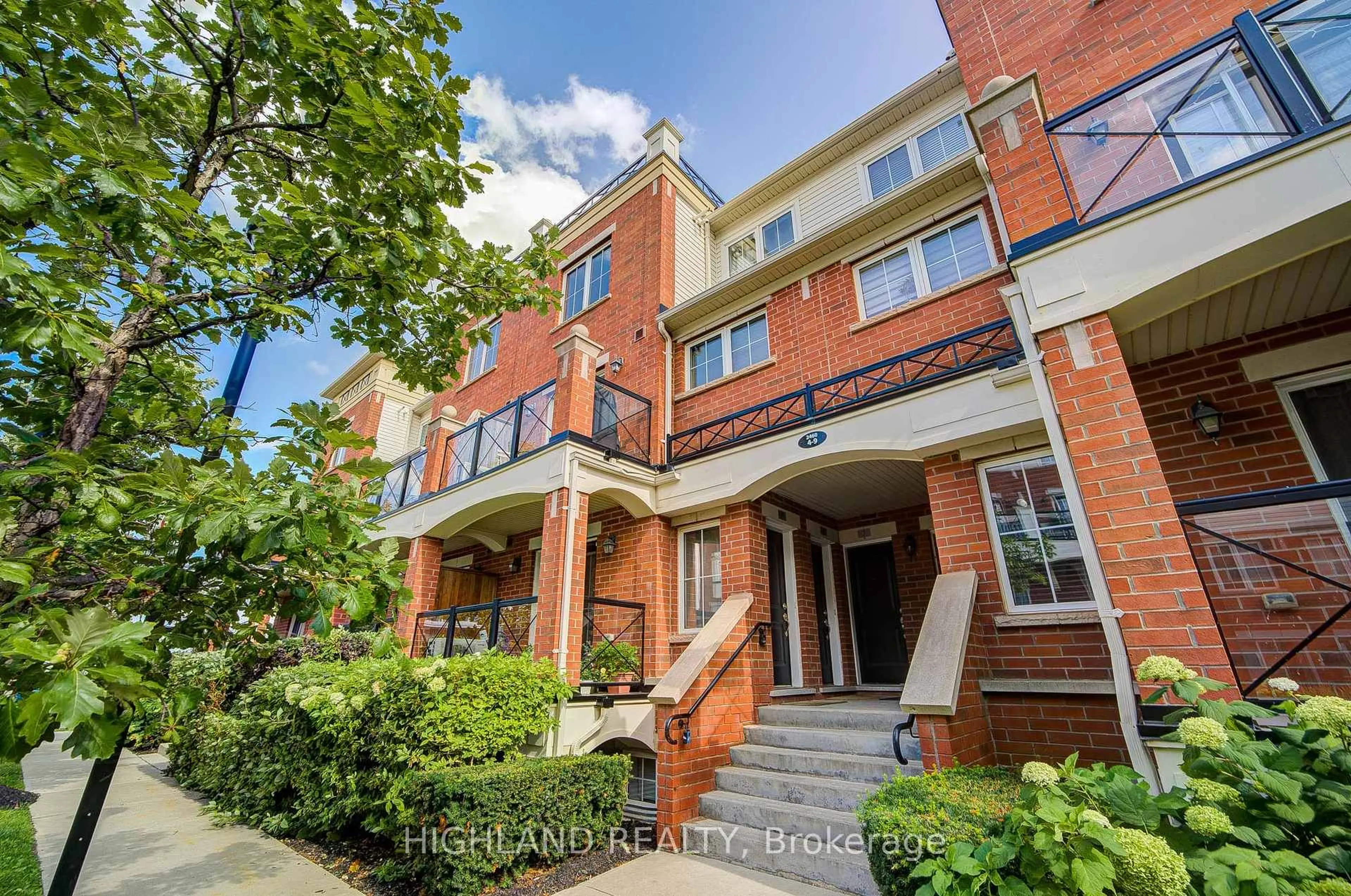 Home with brick exterior material, street for 2460 Post Rd #7, Oakville Ontario L6H 0J2