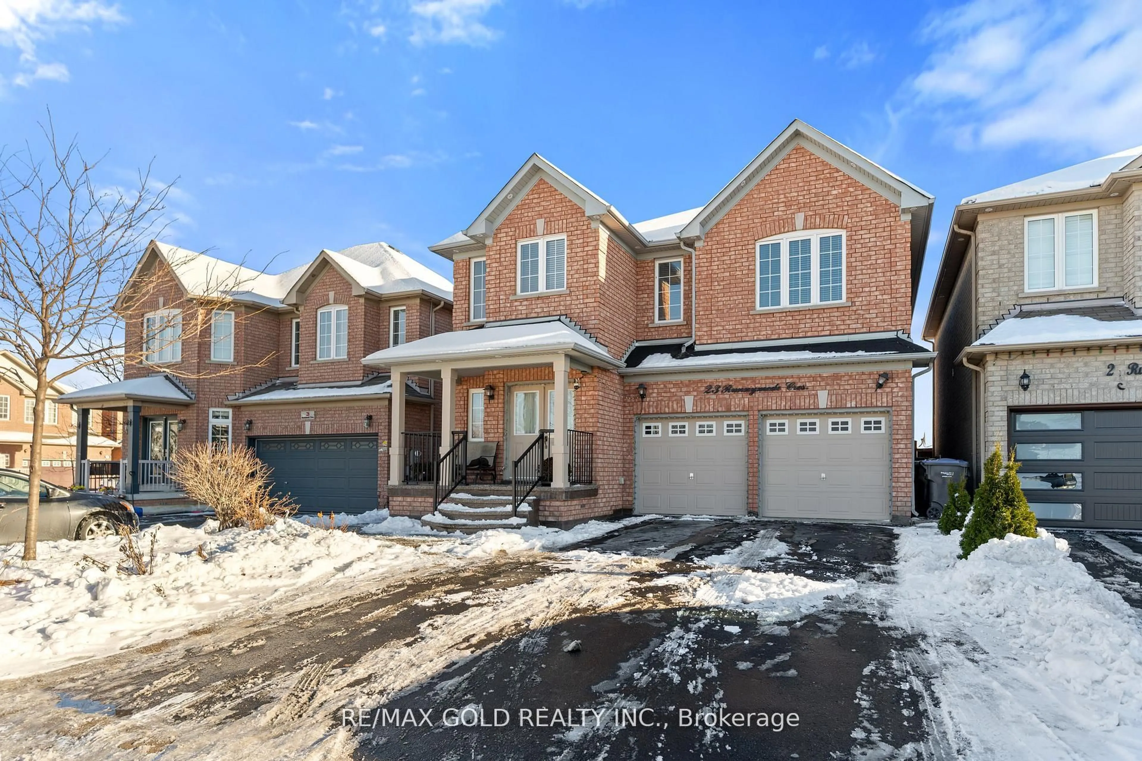 Home with brick exterior material, street for 23 Runnymede Cres, Brampton Ontario L6R 2L0