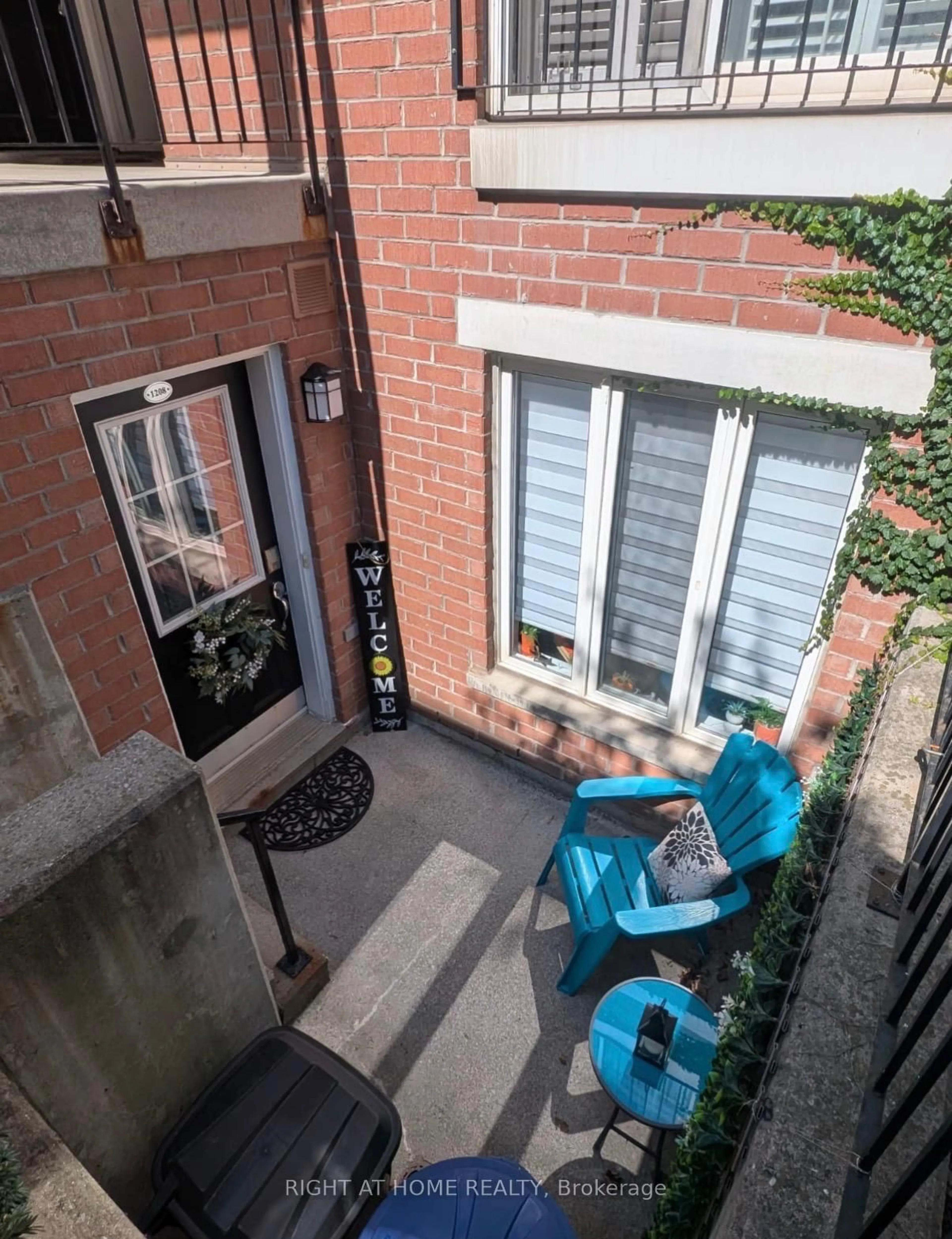 A pic from outside/outdoor area/front of a property/back of a property/a pic from drone, city buildings view from balcony for 22 Laidlaw St #1208, Toronto Ontario M6K 1X2
