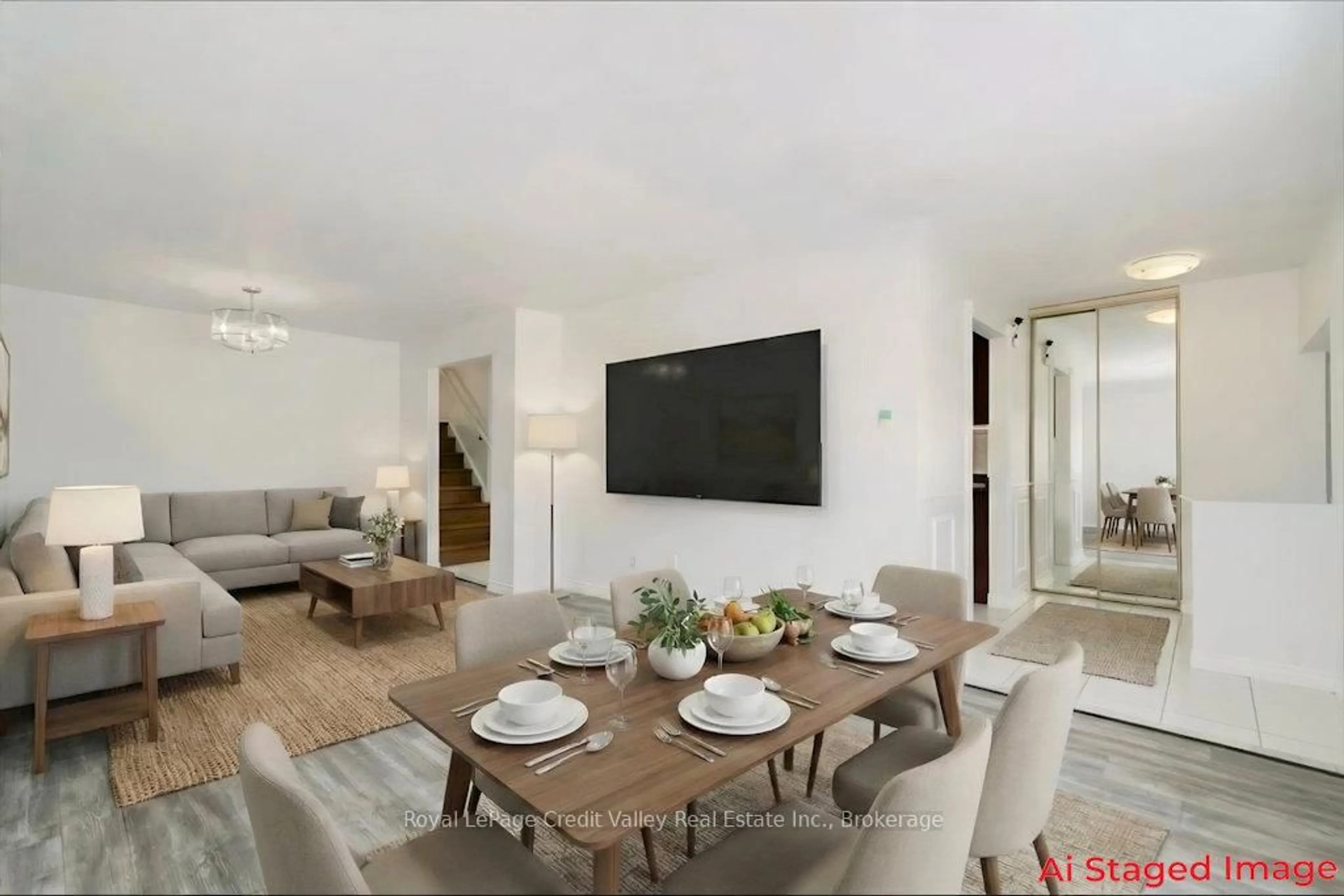 Living room with furniture, unknown for 376 Hansen Rd, Brampton Ontario L6V 3P7