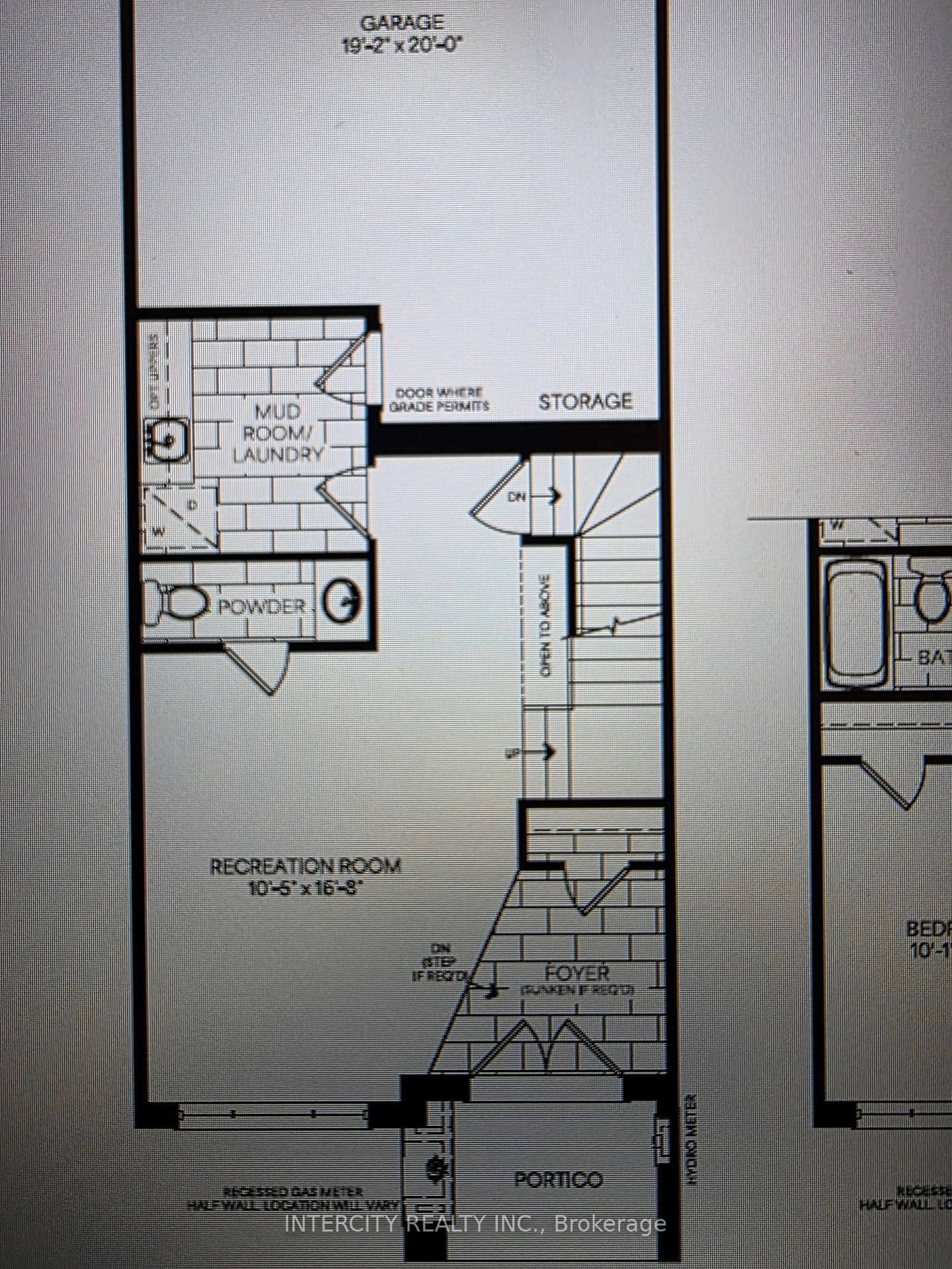 Floor plan for Lot 331-2 Tim Manley Ave, Caledon Ontario L7C 1Z9
