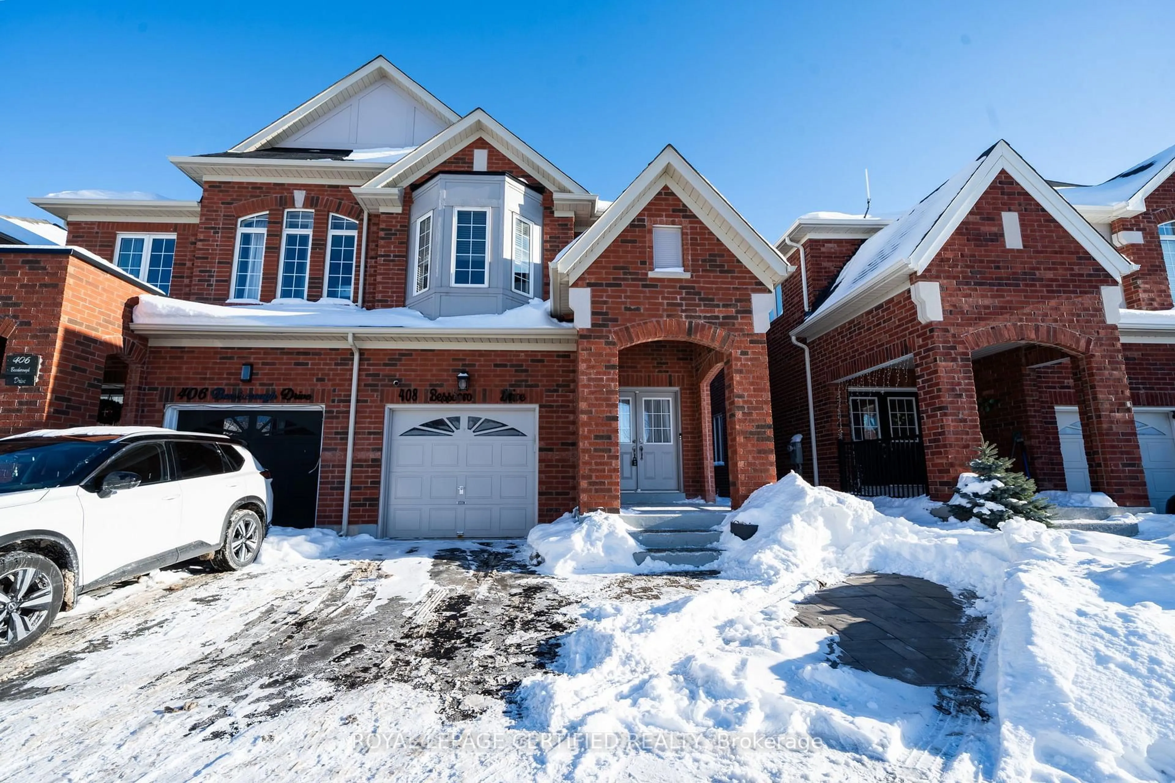 Home with brick exterior material, street for 408 Bessborough Dr, Milton Ontario L9T 8P8