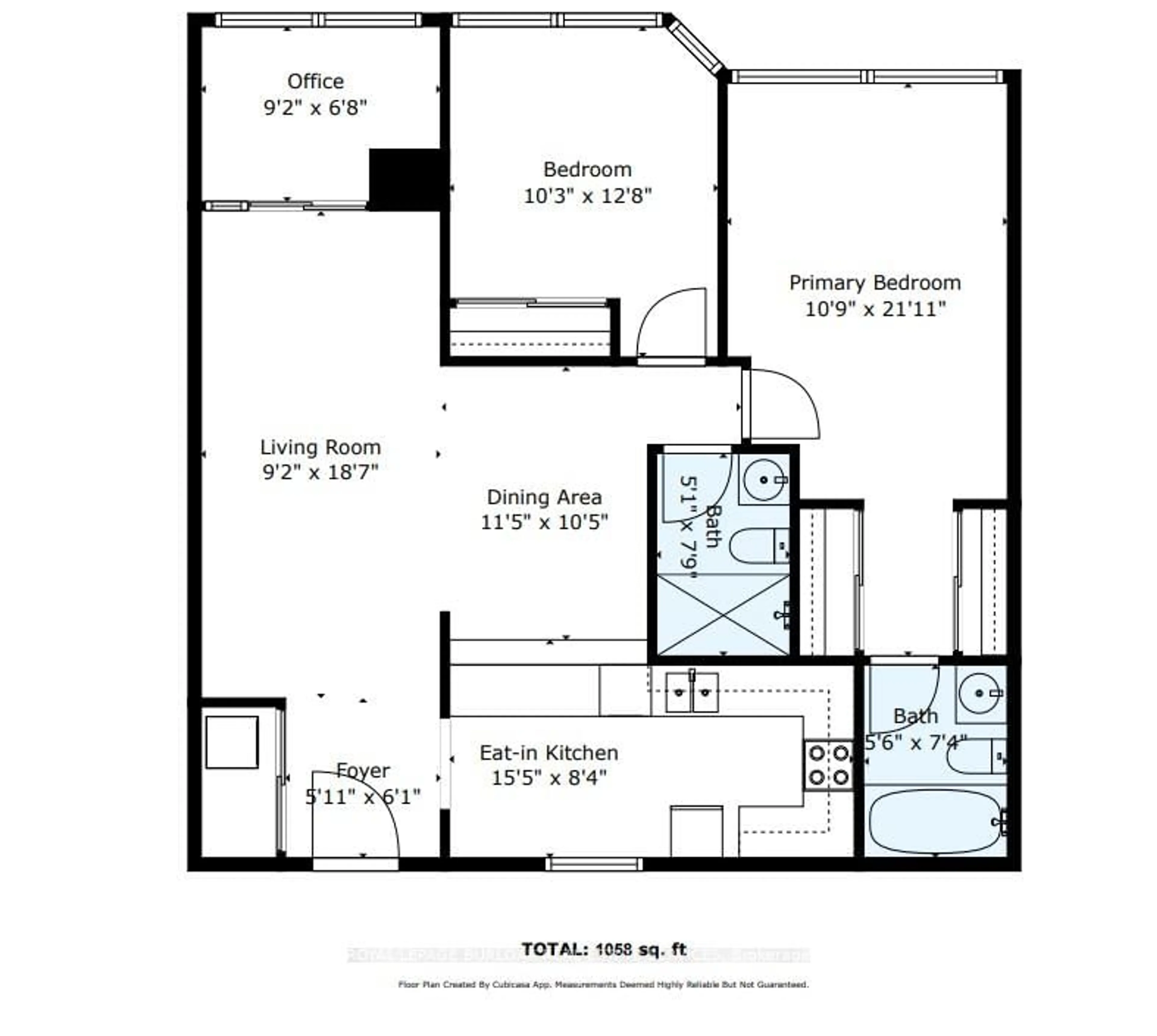 Floor plan for 1276 Maple Crossing Blvd #511, Burlington Ontario L7S 2J9