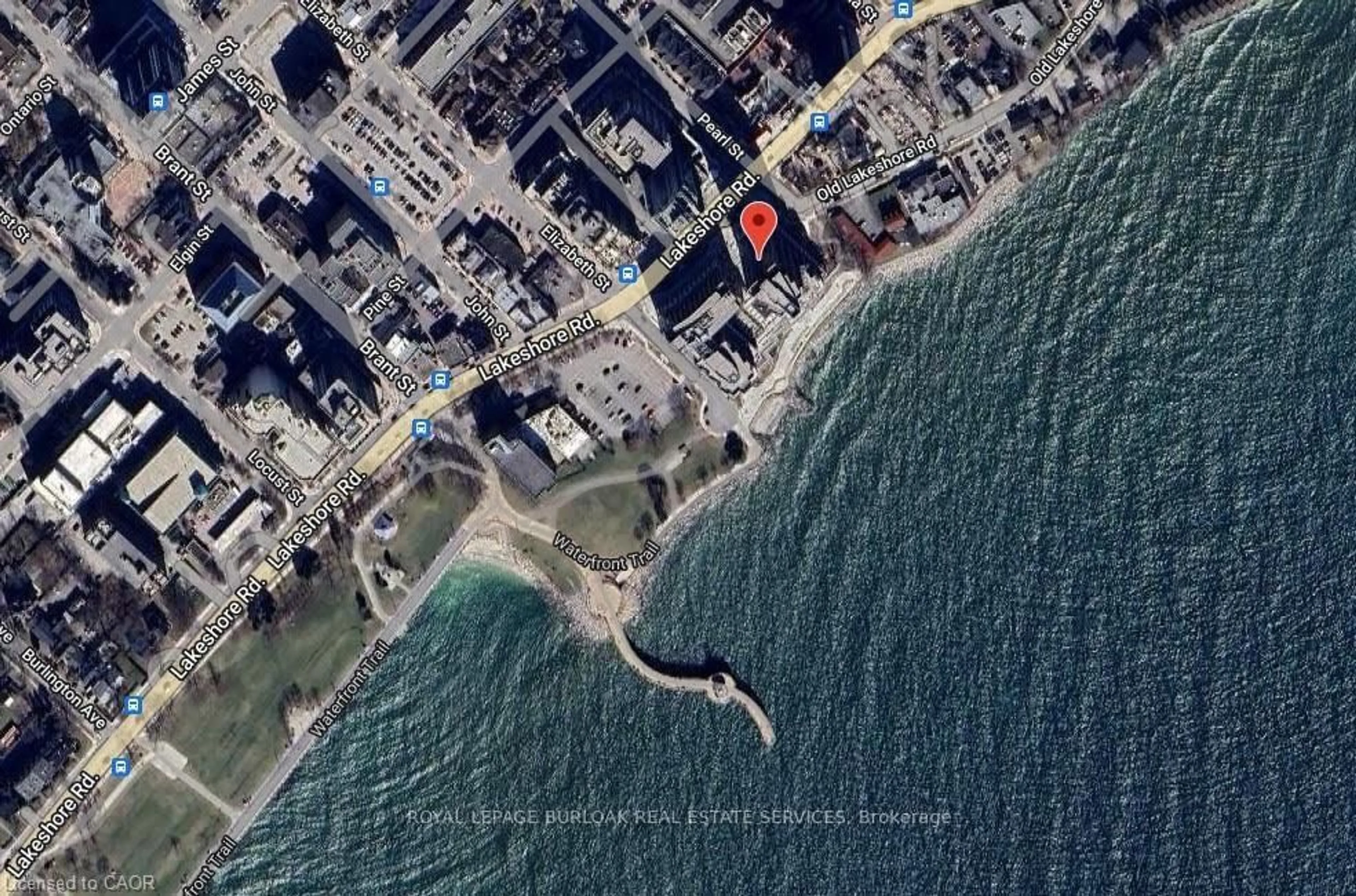 Picture of a map for 2060 Lakeshore Rd #1303, Burlington Ontario L7R 0G2
