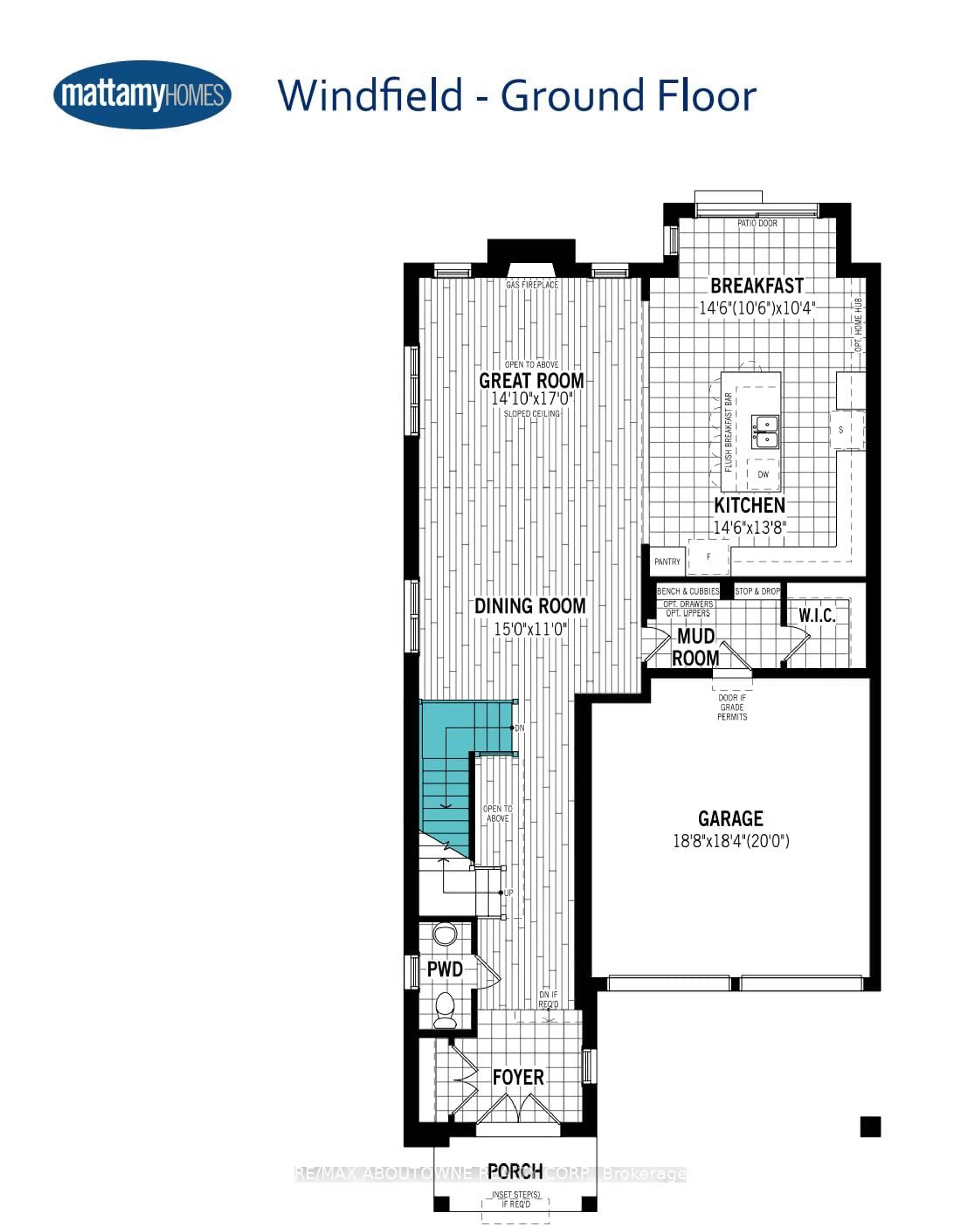 Floor plan for 1456 FORD STRATHY CRESCENT, Oakville Ontario L6H 3W9
