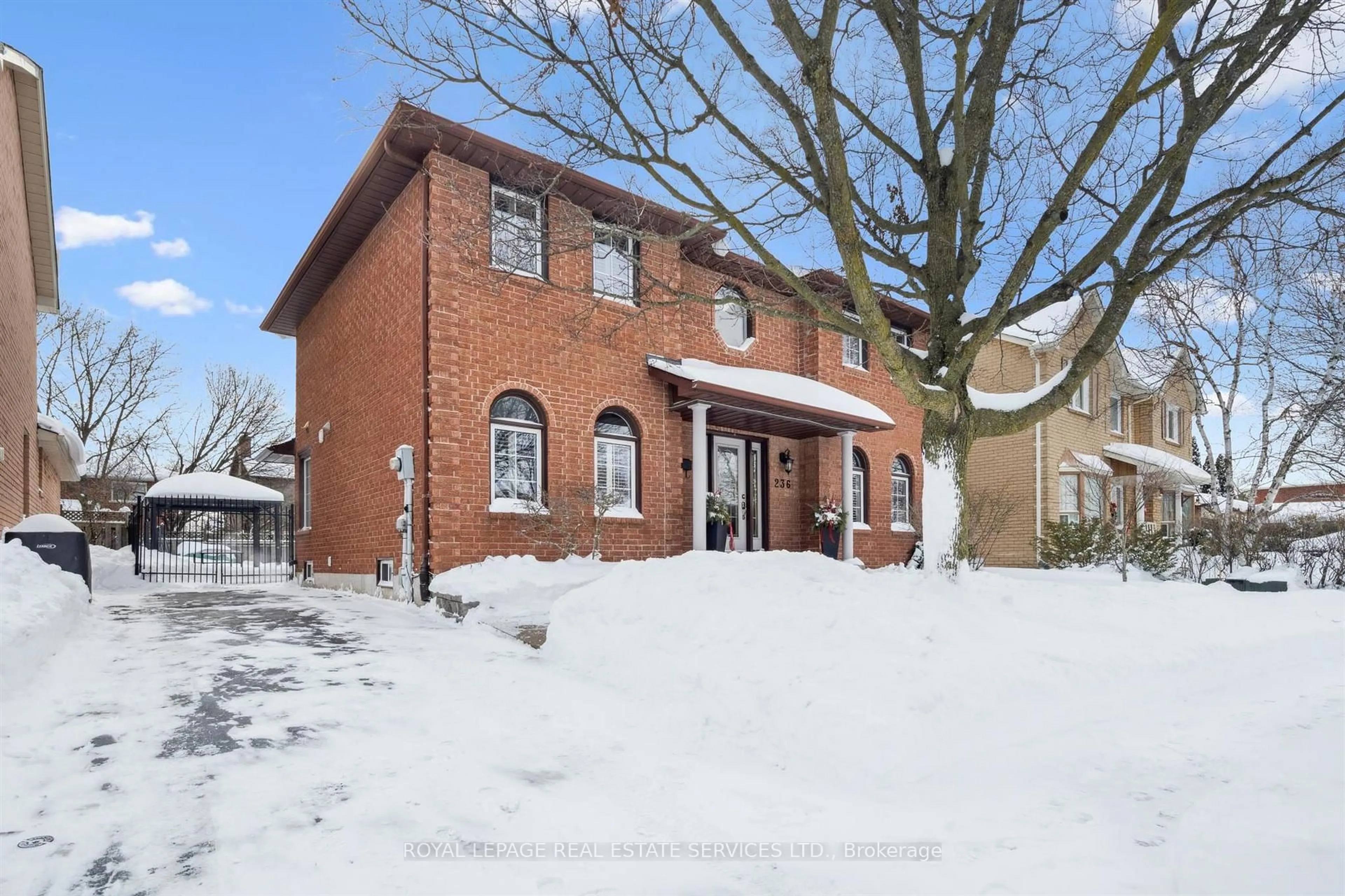 Home with brick exterior material, street for 236 O'Donoghue Ave, Oakville Ontario L6H 3W6