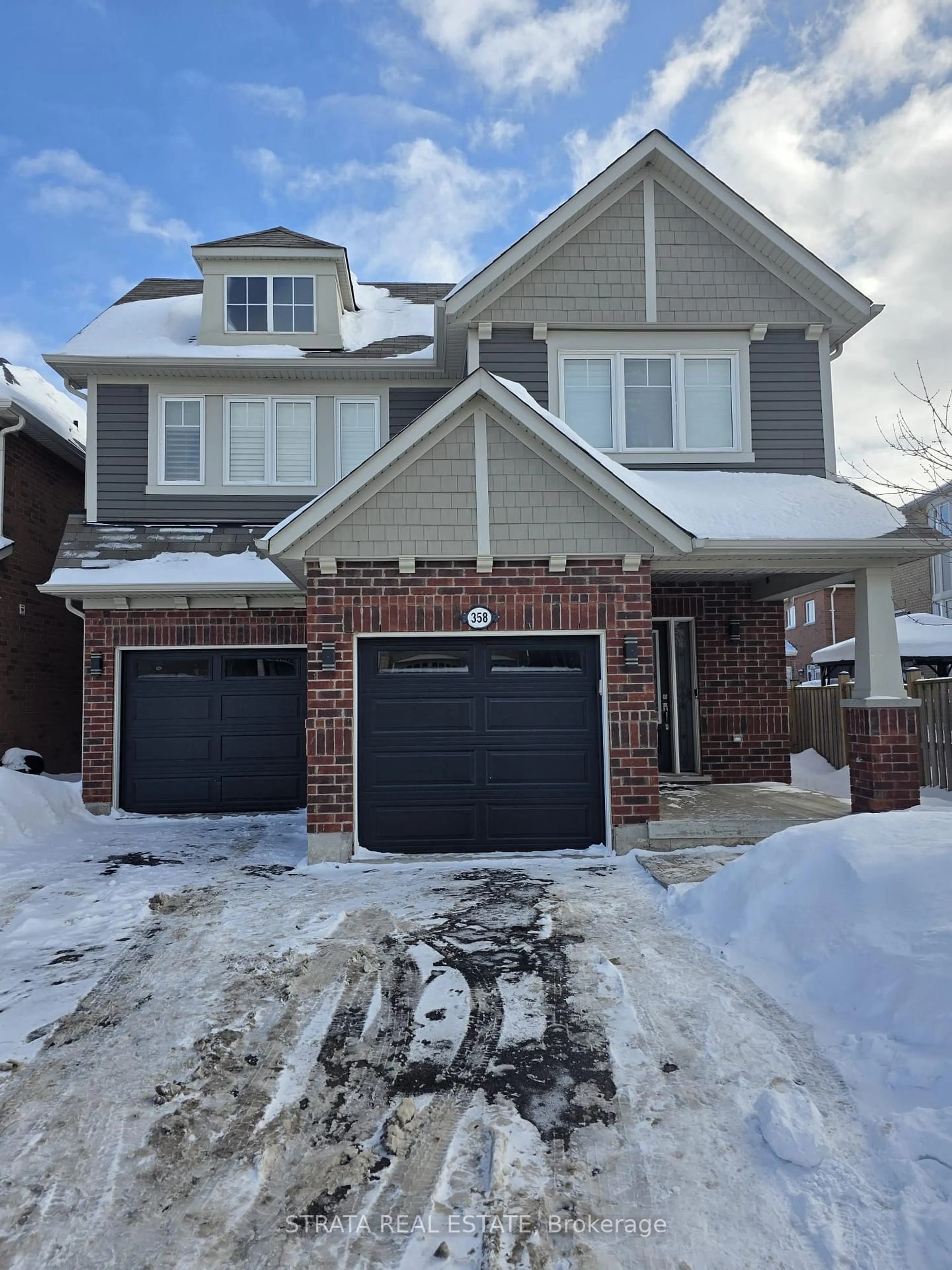 Home with brick exterior material, street for 358 Laundon Terr, Milton Ontario L9T 7N9