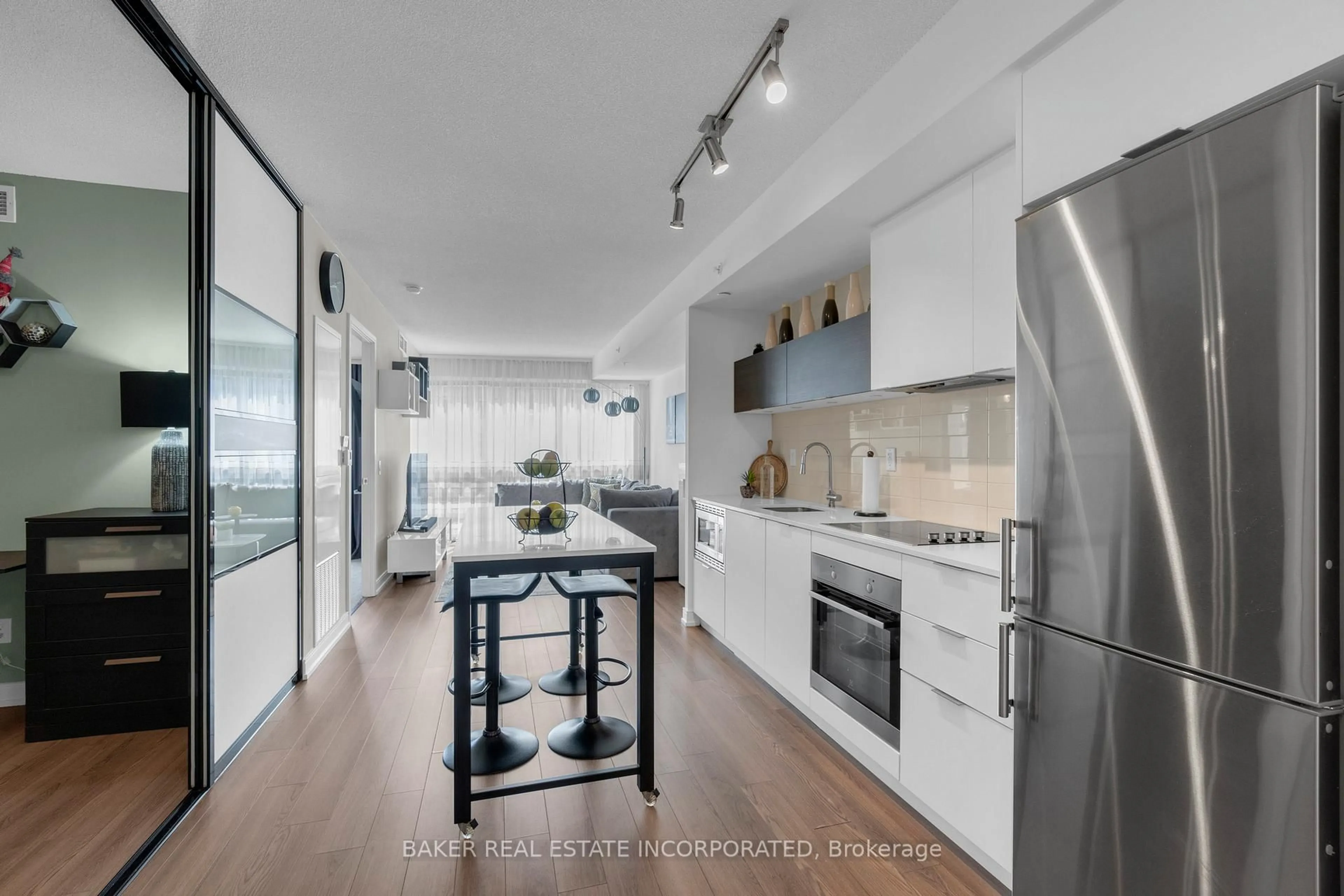 Open concept kitchen, unknown for 20 Thomas Riley Rd #701, Toronto Ontario M9B 0C3