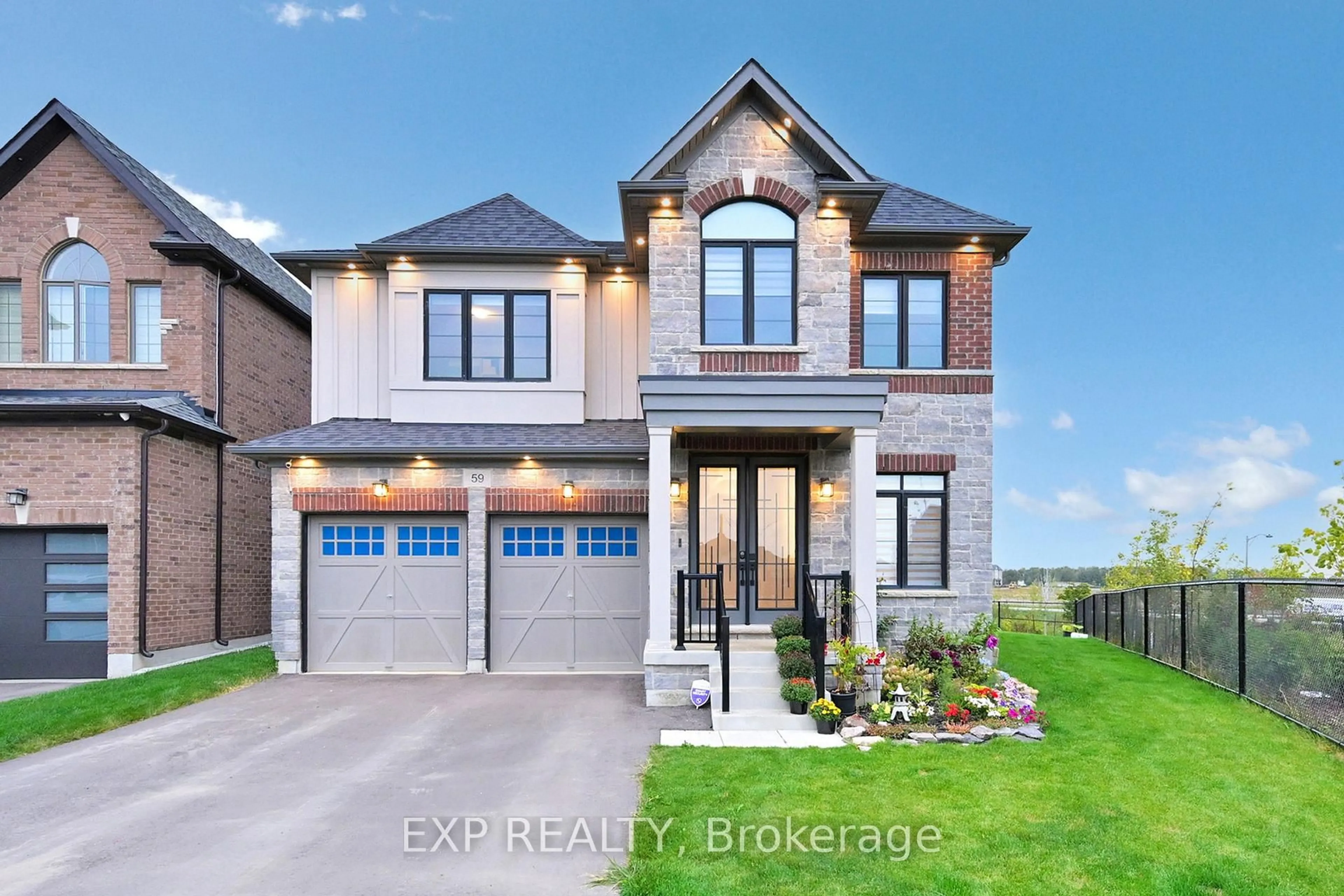 Home with brick exterior material, street for 59 Lipscott Dr, Caledon Ontario L7C 4K1