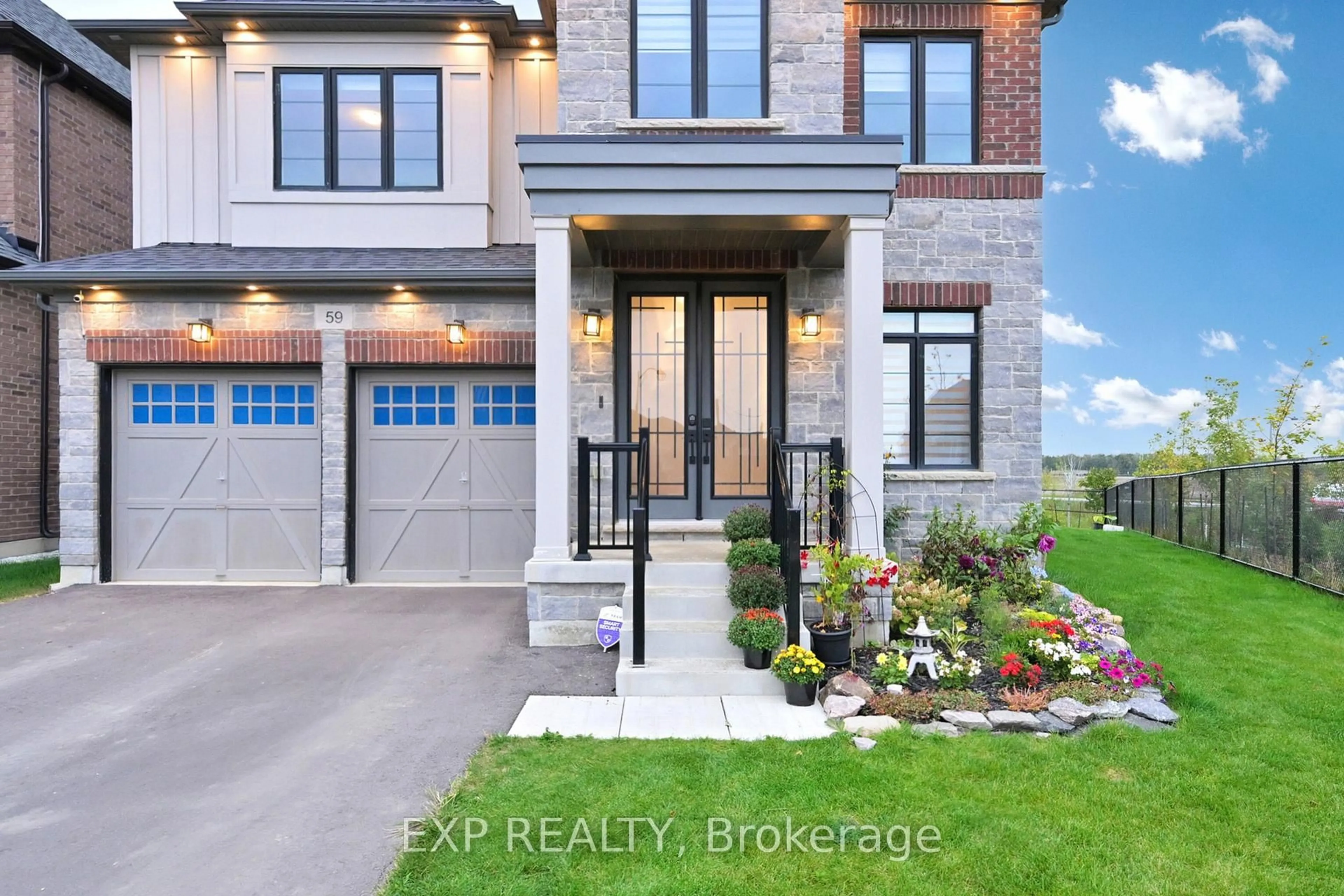 Home with brick exterior material, street for 59 Lipscott Dr, Caledon Ontario L7C 4K1