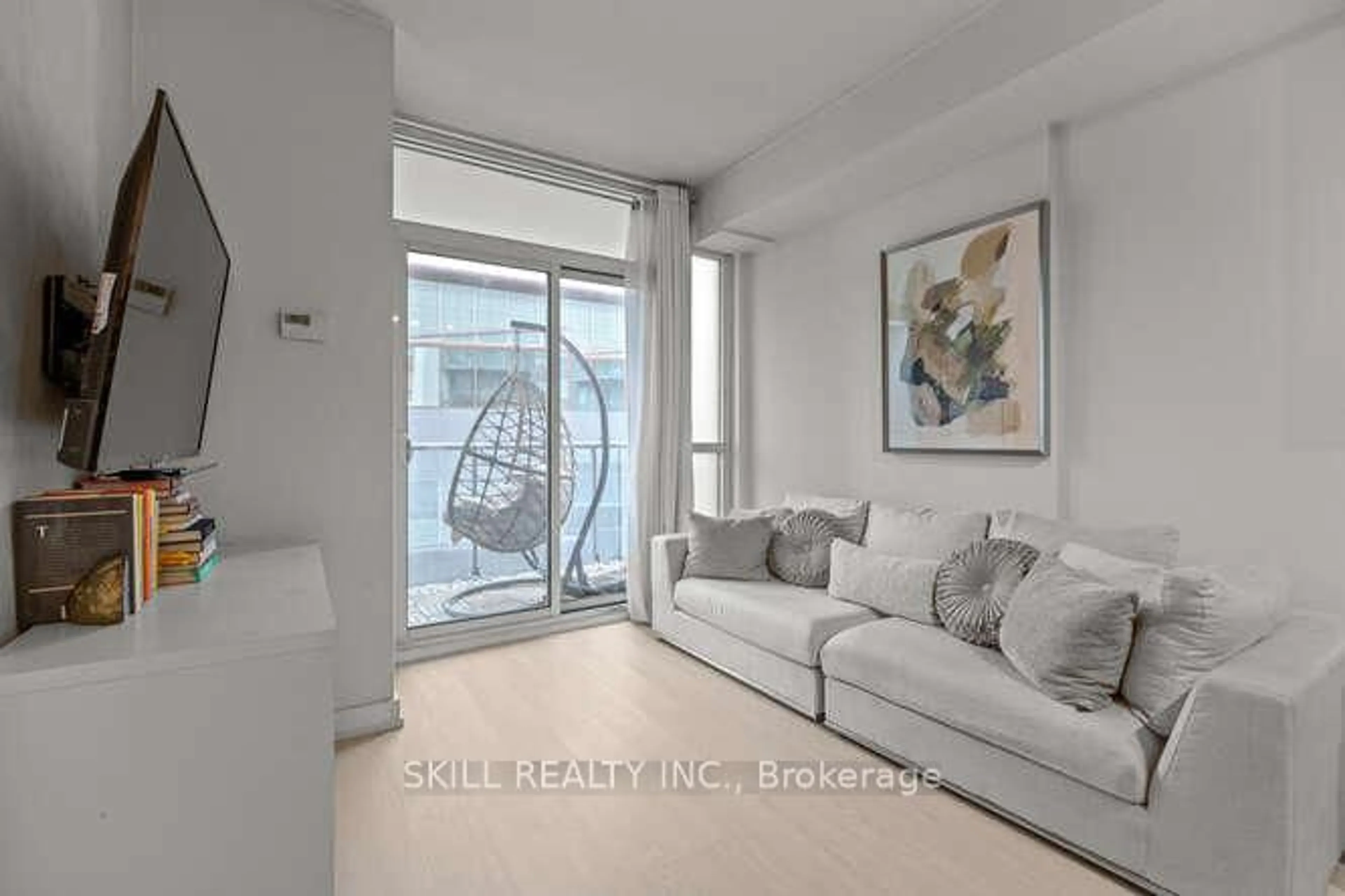 Living room with furniture, unknown for 10 De Boers, Unit 315 Dr, Toronto Ontario M3N 0L6