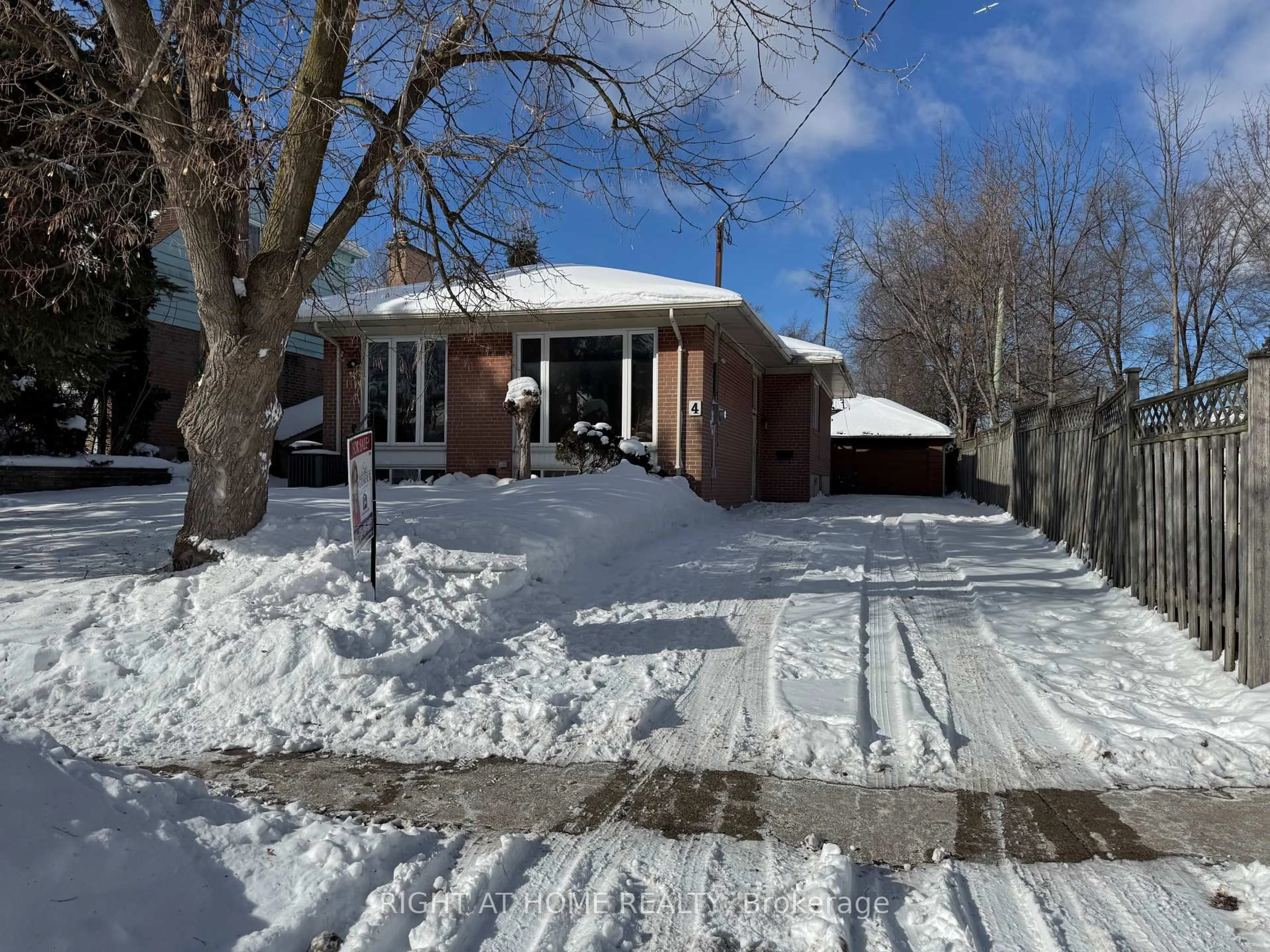 A pic from outside/outdoor area/front of a property/back of a property/a pic from drone, street for 4 Hallow Cres, Toronto Ontario M9W 2V9