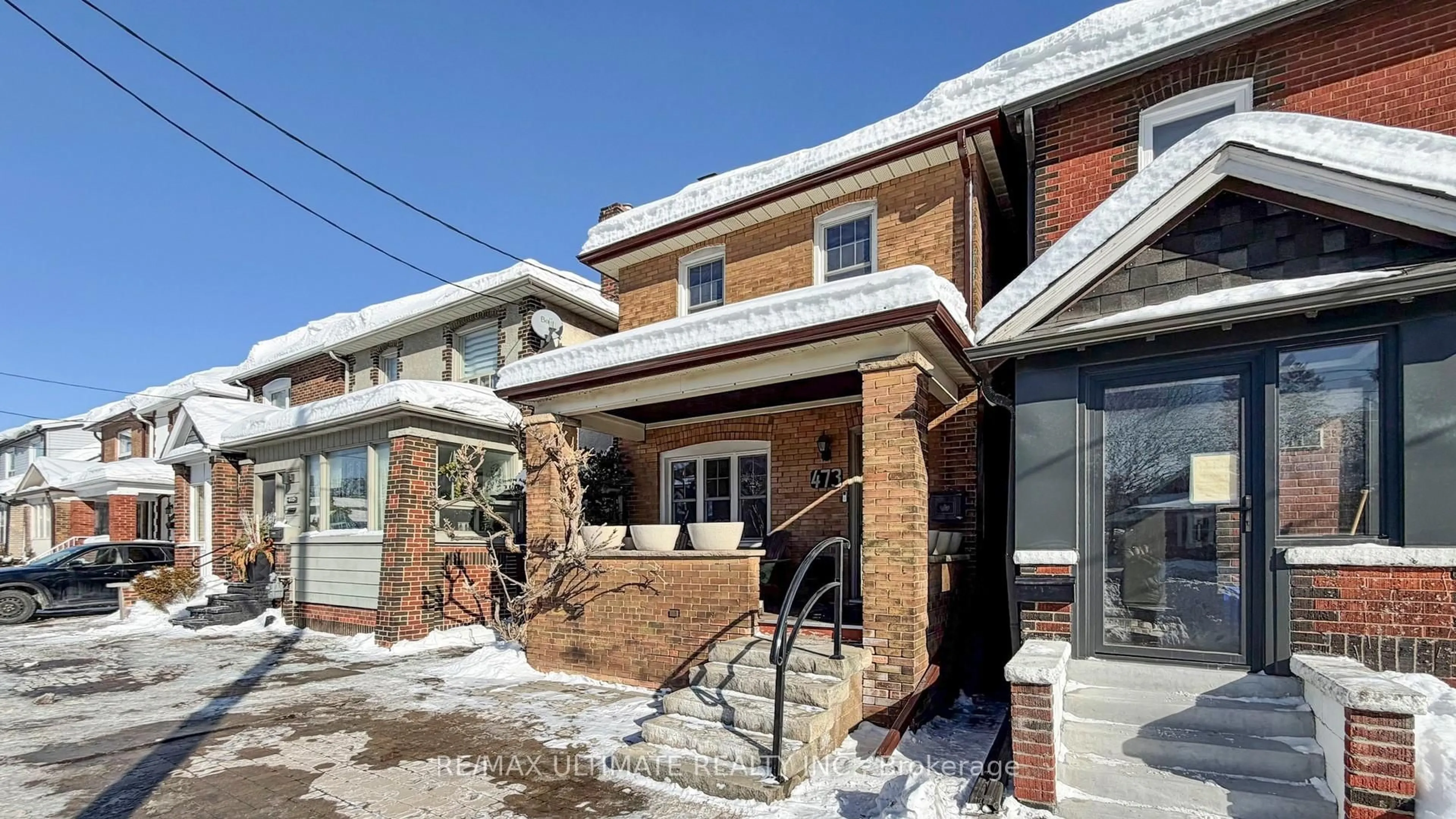 Home with brick exterior material, street for 473 Jane St, Toronto Ontario M6S 4A1