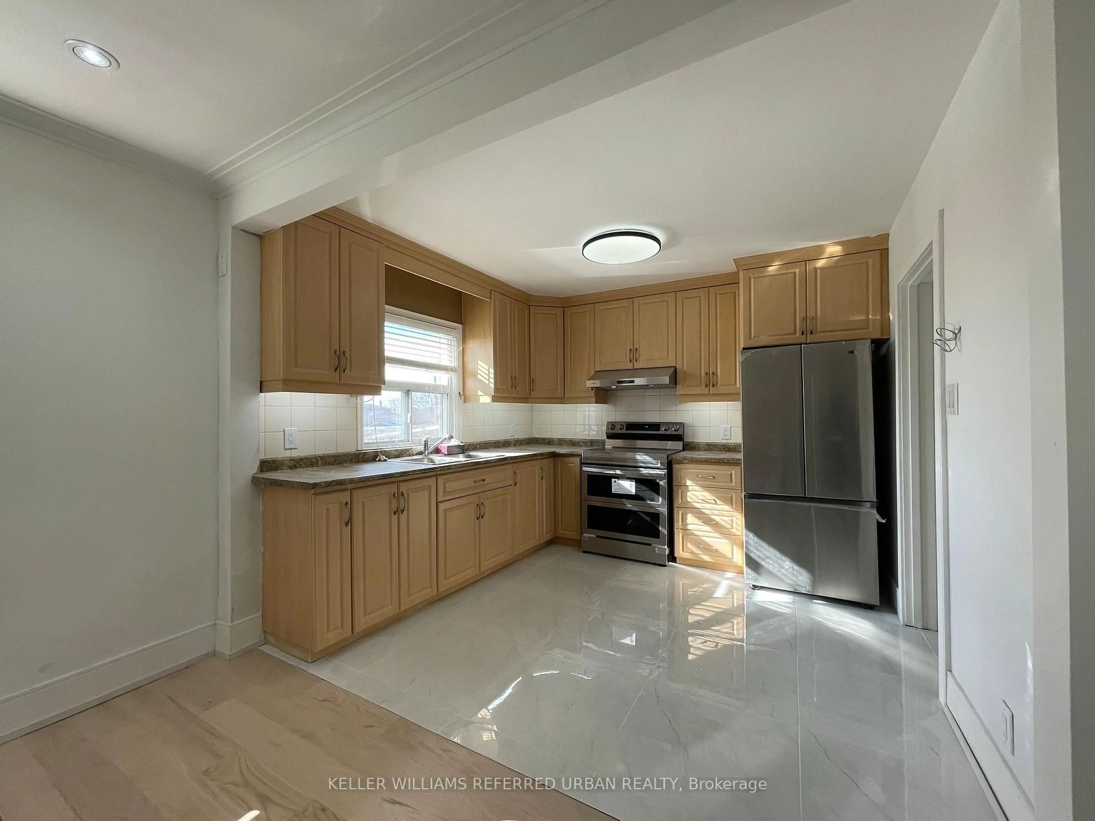 Standard kitchen, ceramic/tile floor for 12 Erie St, Toronto Ontario M6L 2P7