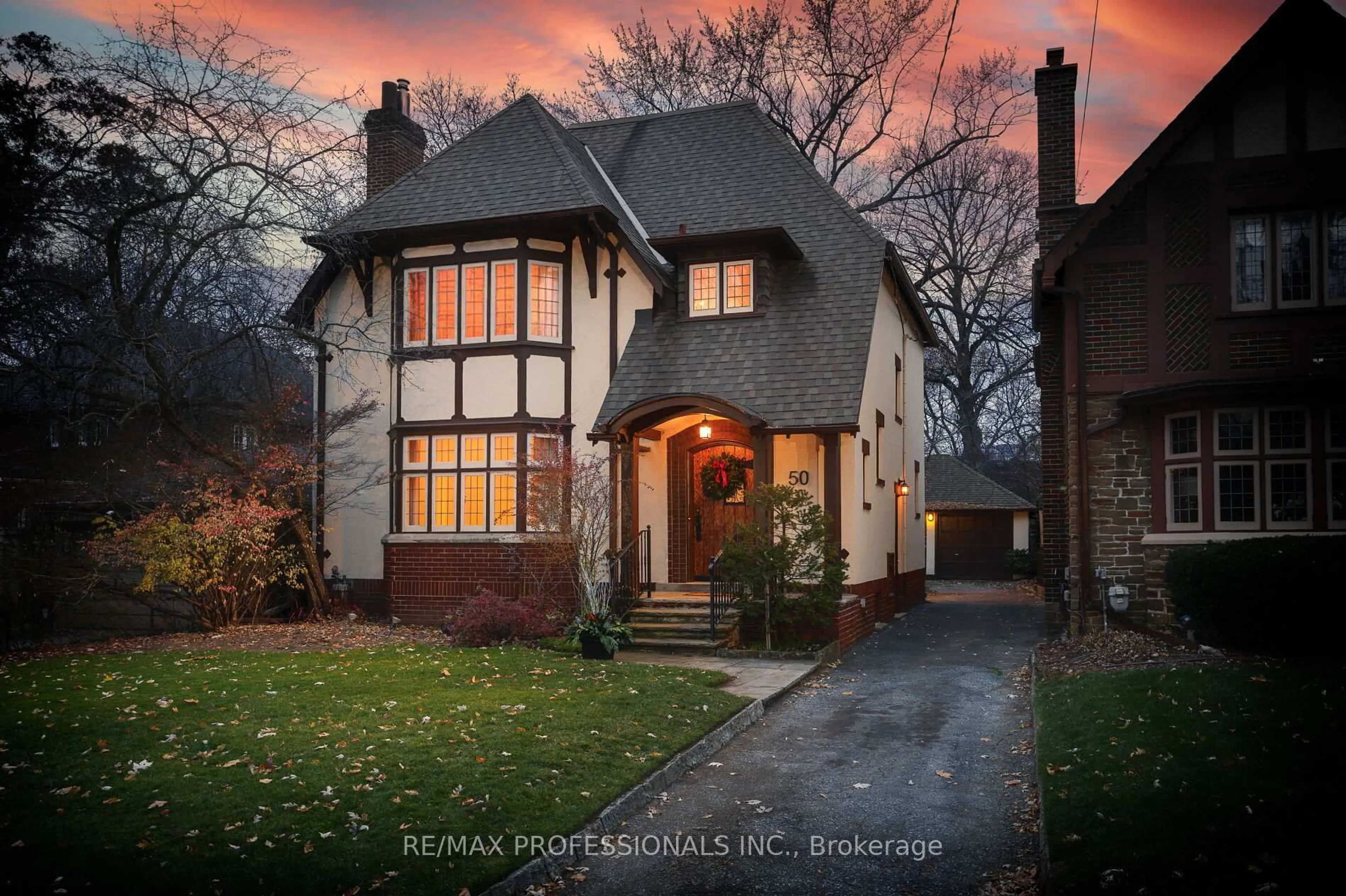 Home with brick exterior material, street for 50 Wendover Rd, Toronto Ontario M8X 2L3