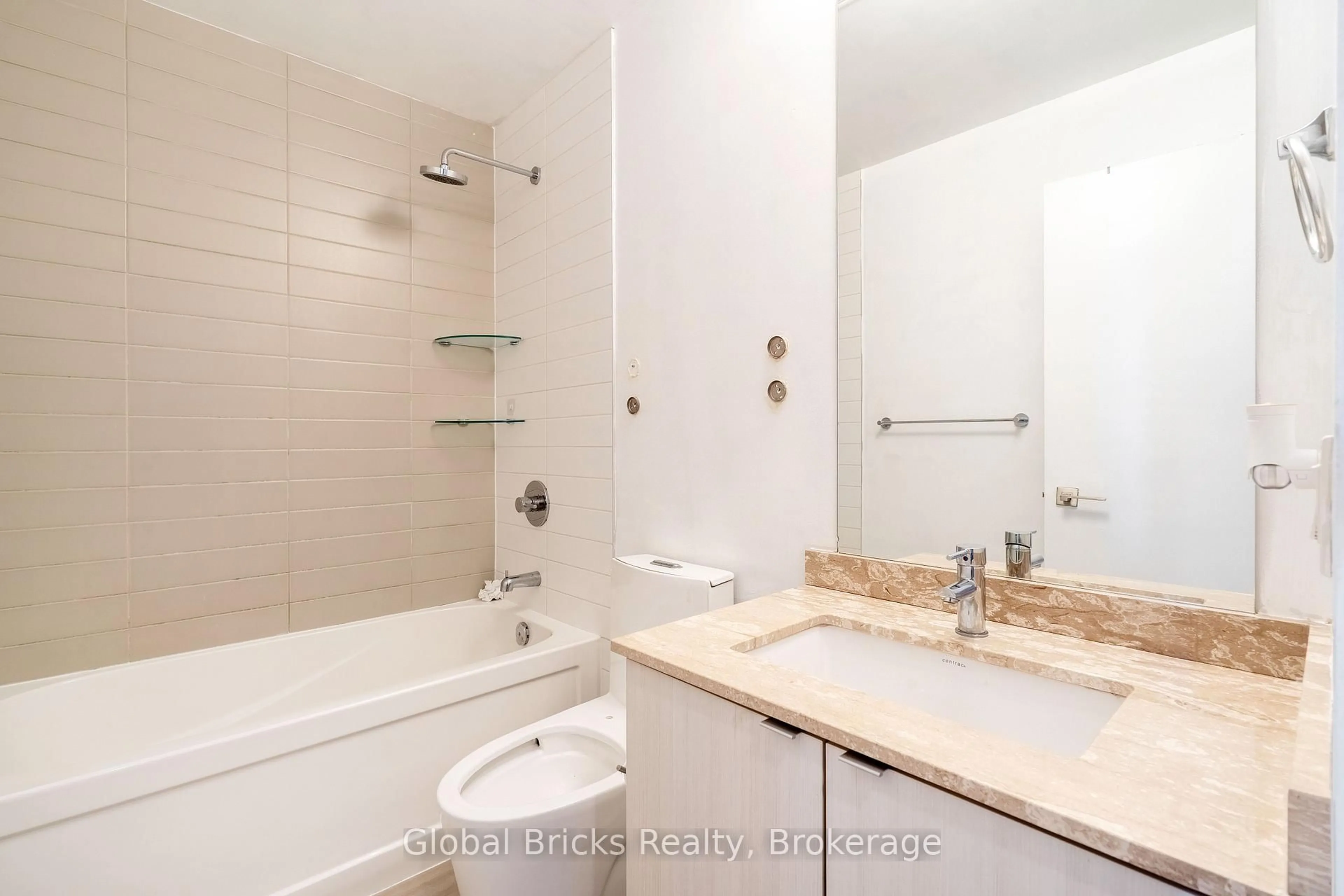 Standard bathroom, ceramic/tile floor for 4085 Parkside Village Dr #1405, Mississauga Ontario L5B 0K9