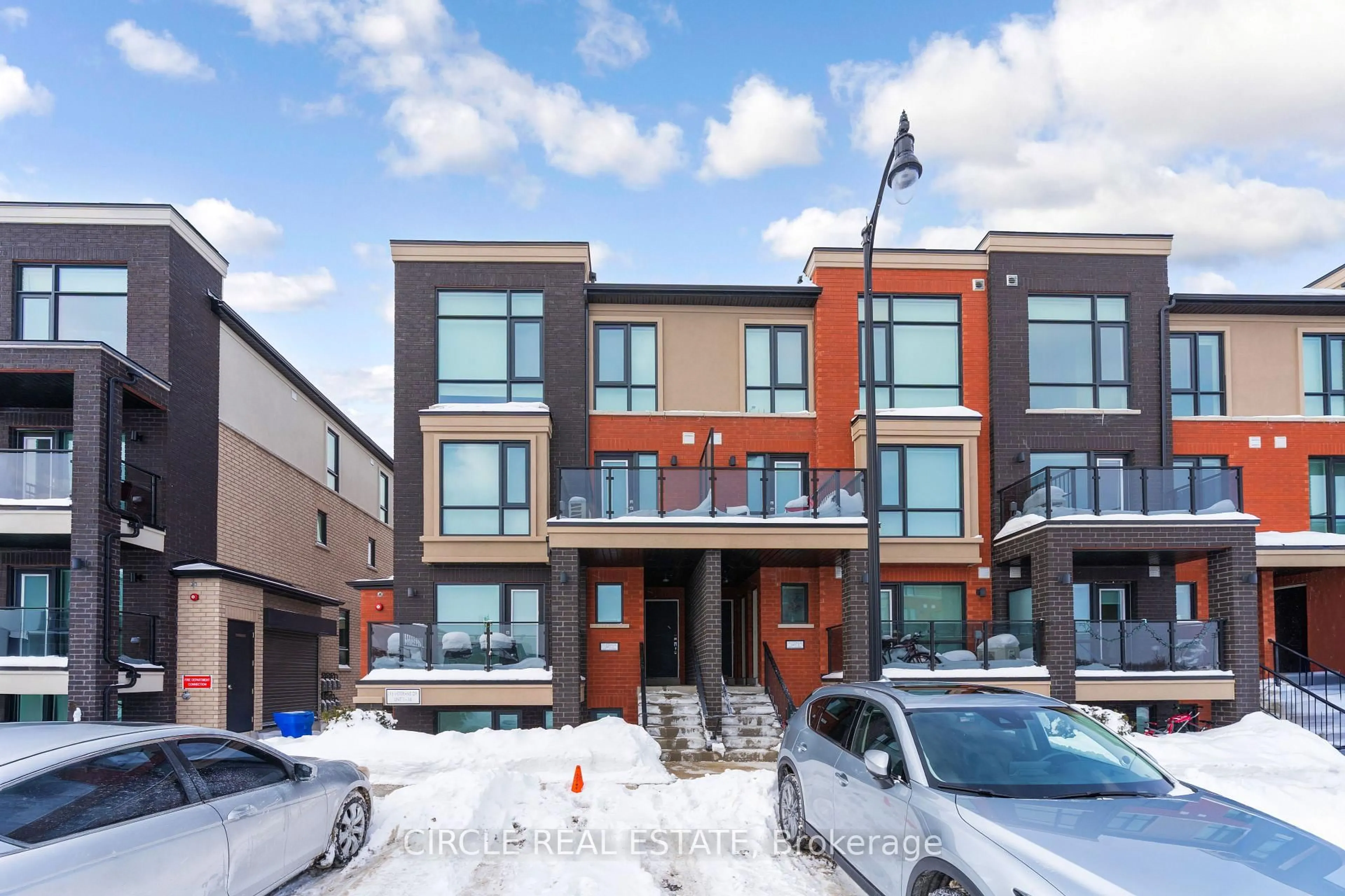 Home with brick exterior material, street for 195 Veterans Dr #3, Brampton Ontario L7A 5L2