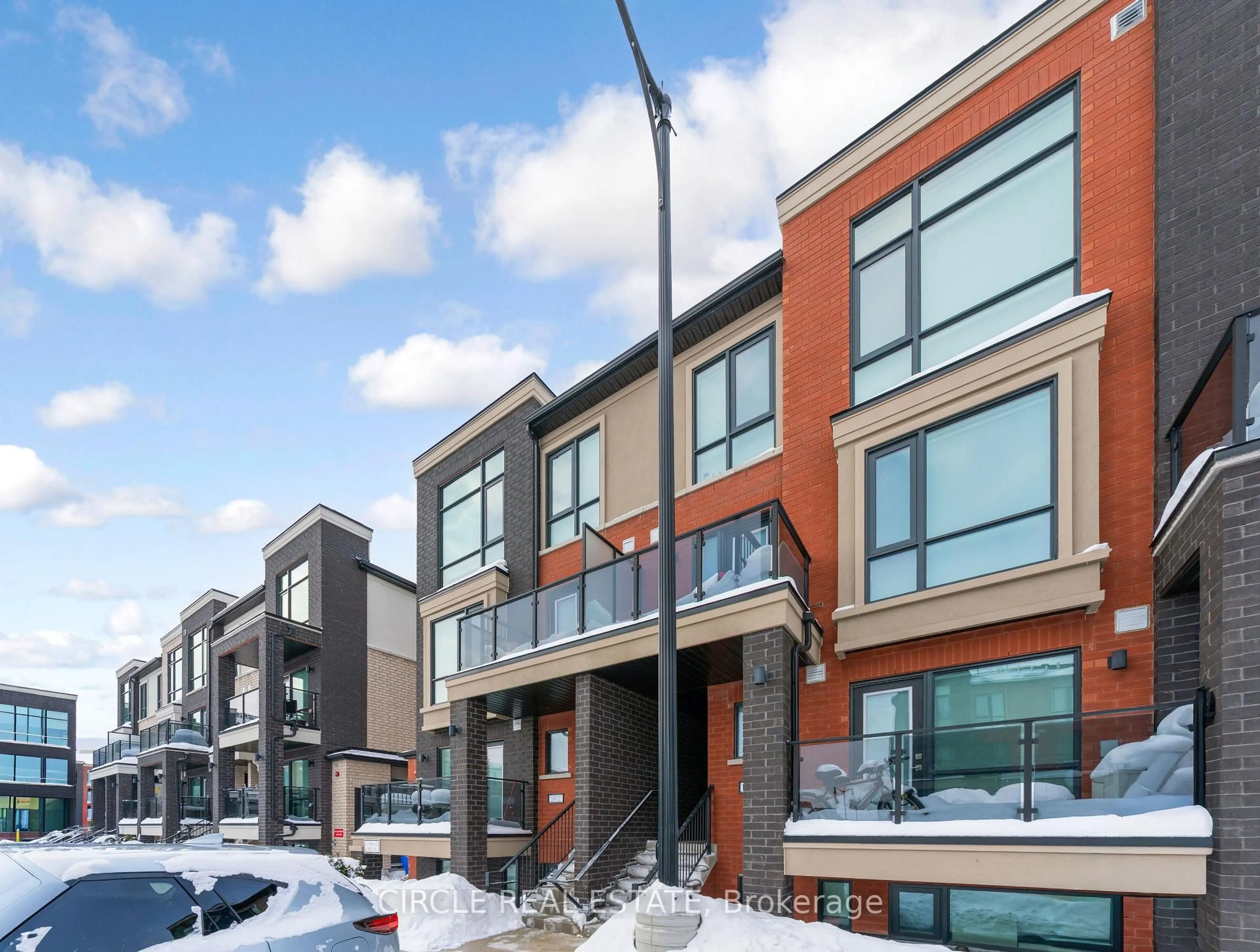 Home with brick exterior material, street for 195 Veterans Dr #3, Brampton Ontario L7A 5L2